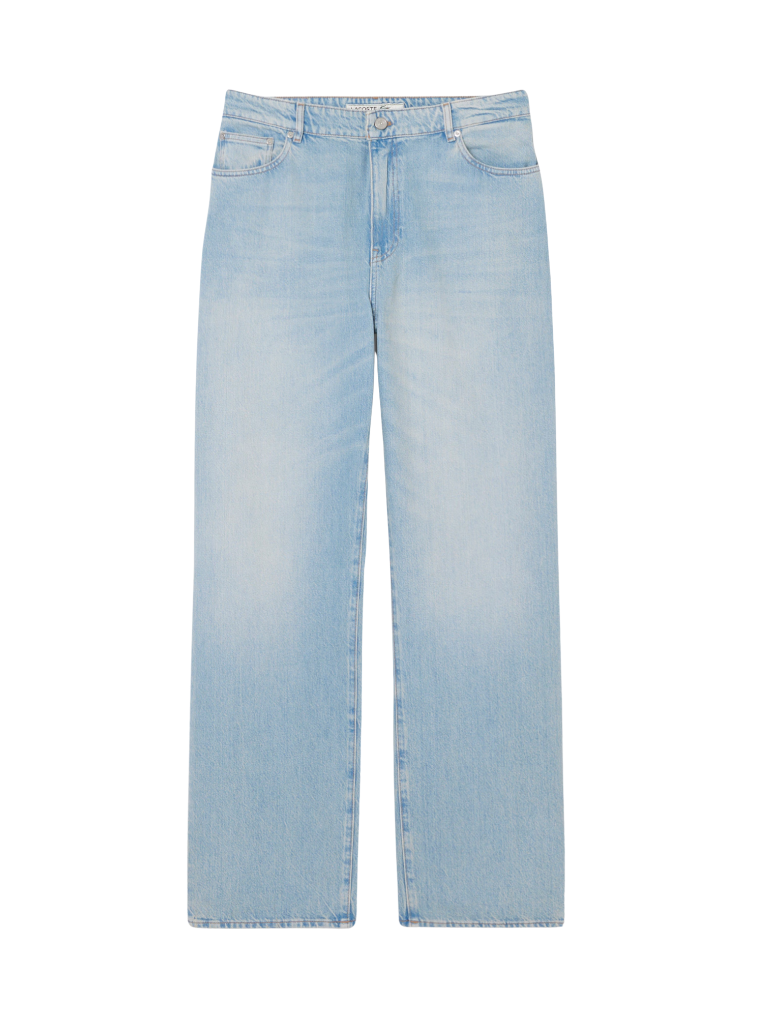 LACOSTE Loose Fit Denim Jeans Blue