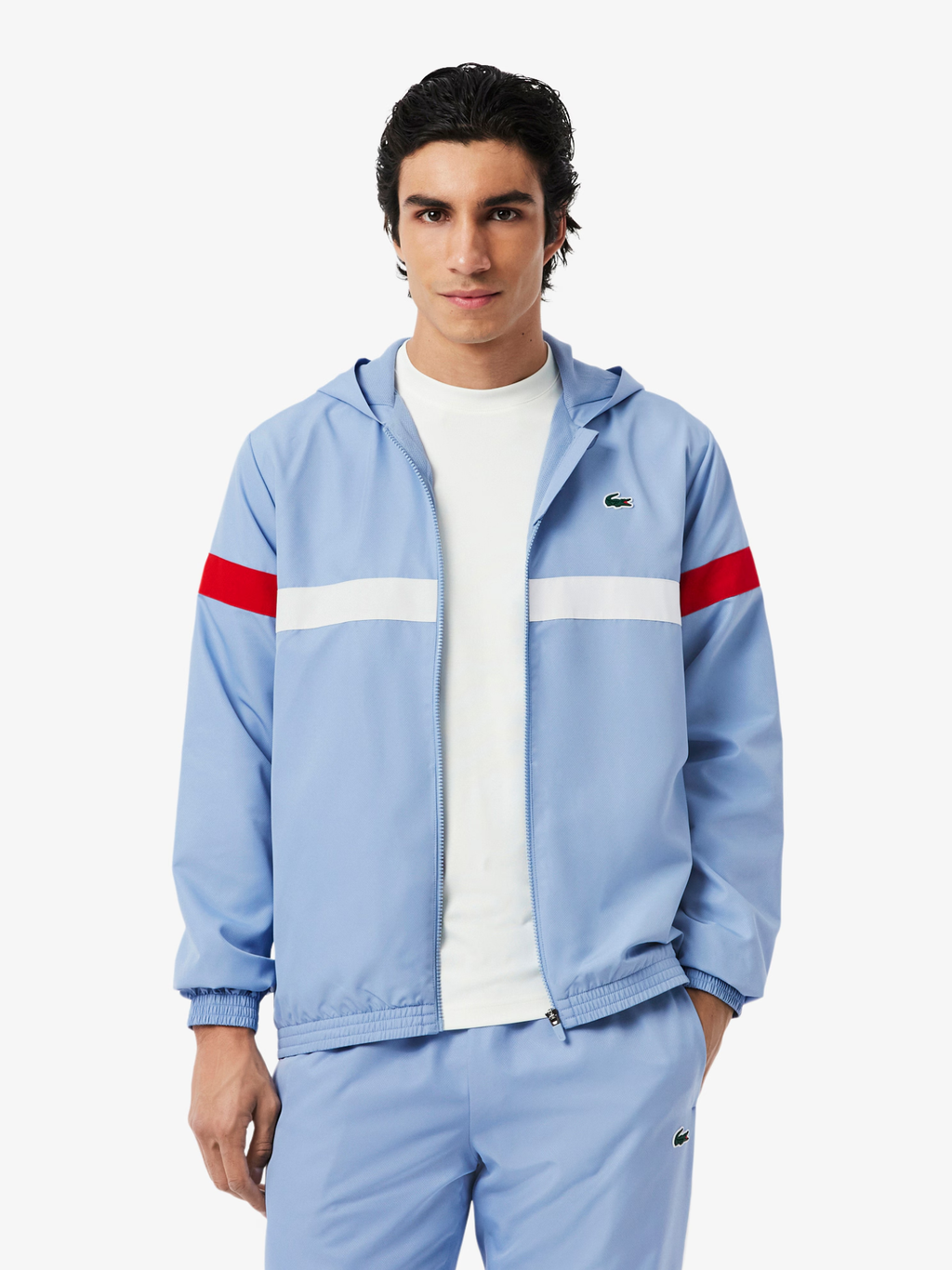LACOSTE Sport Colour-Block Tracksuit Light Blue
