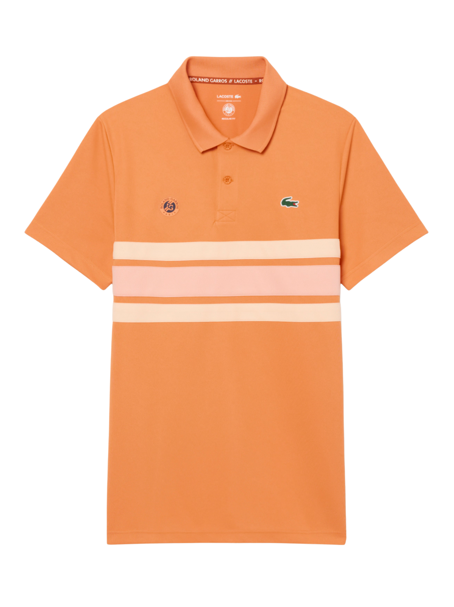 LACOSTE Roland-Garros Edition Ballboy Polo Shirt Orange/Rose