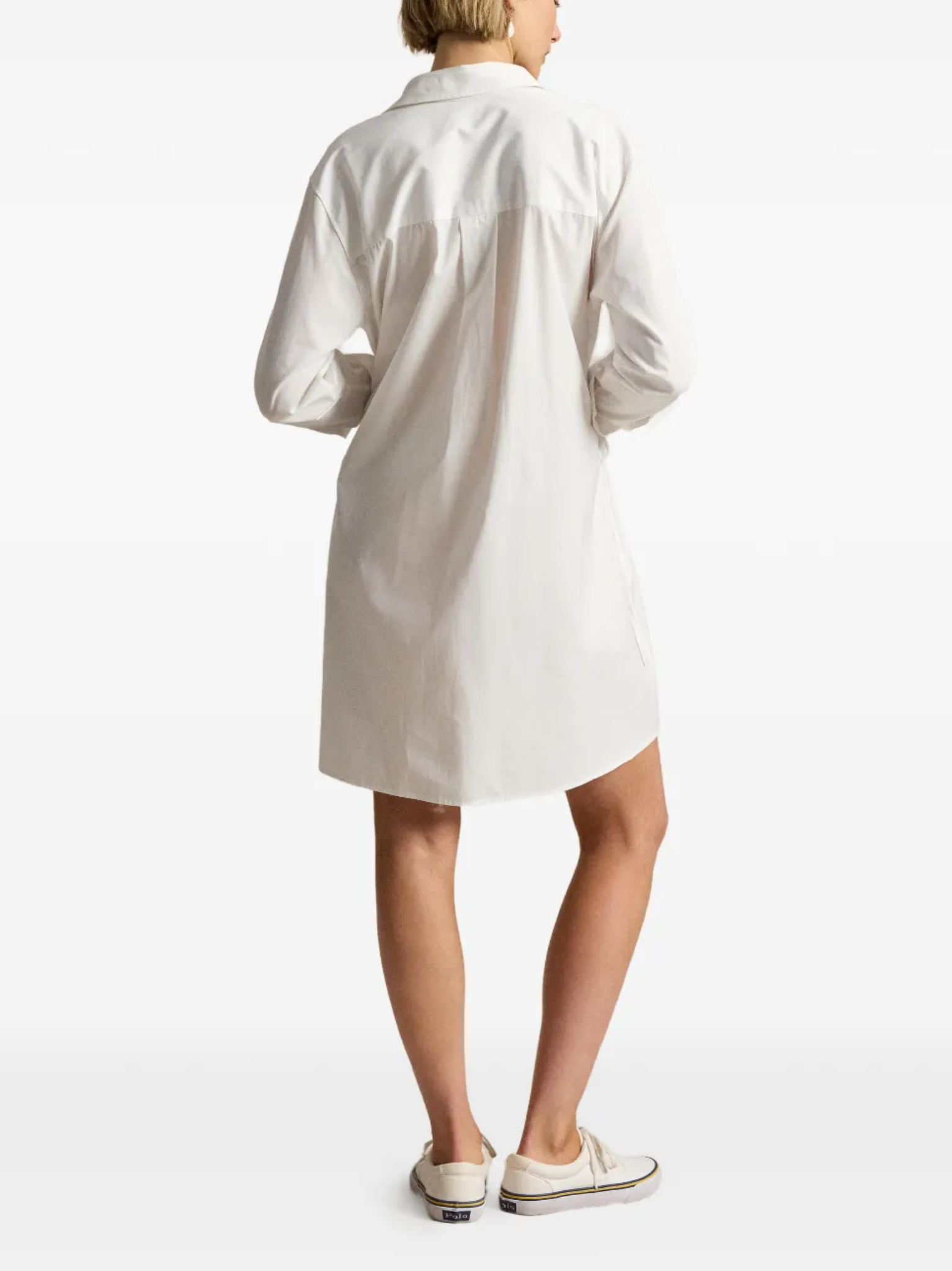 RALPH LAUREN WOMEN Margo Long-sleeves Shirt Dress White