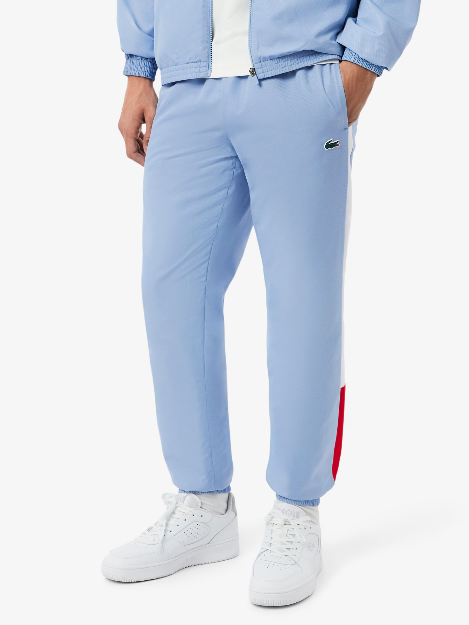 LACOSTE Sport Colour-Block Tracksuit Light Blue