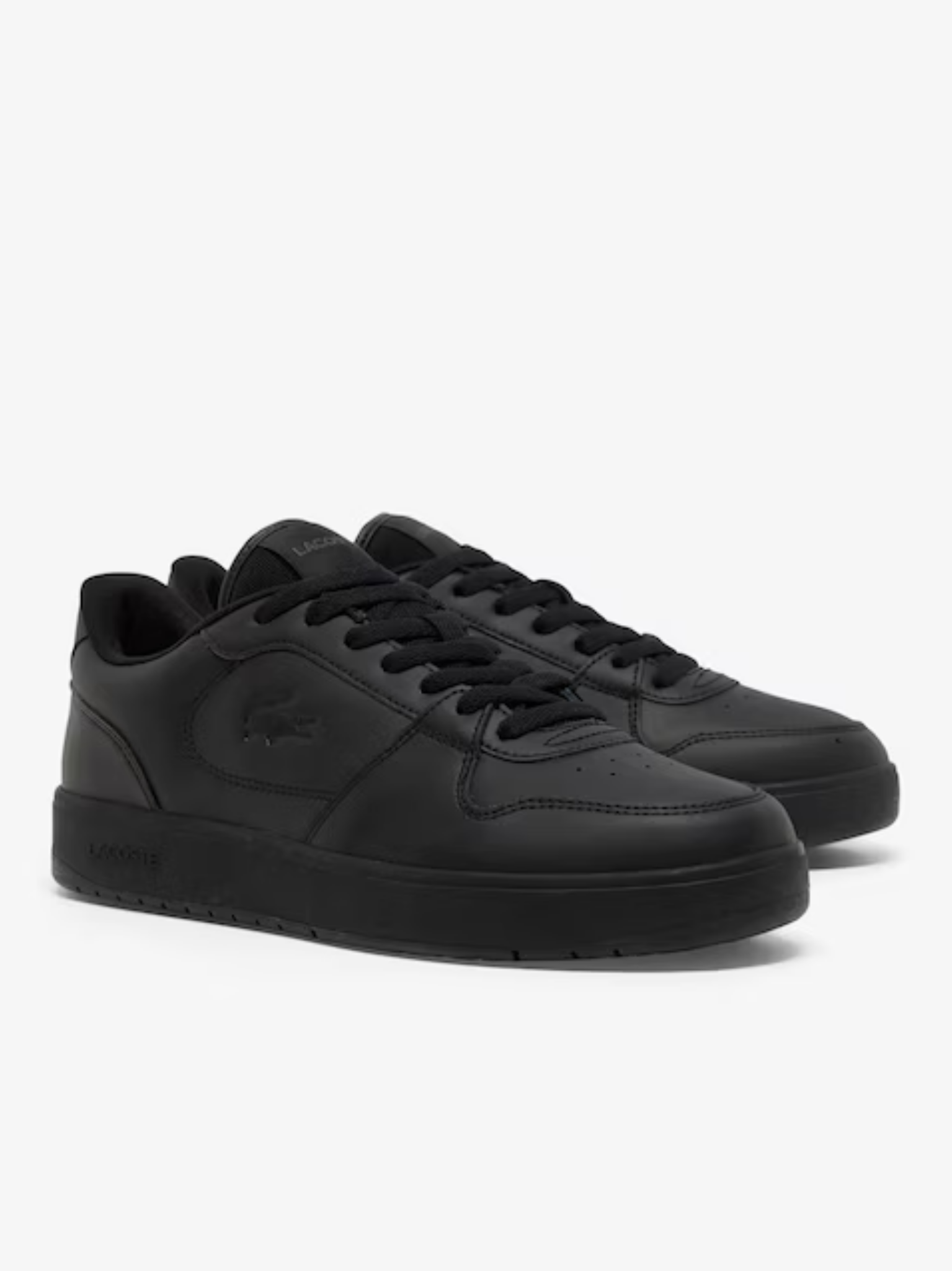 LACOSTE Court Ace Leather Sneakers Black