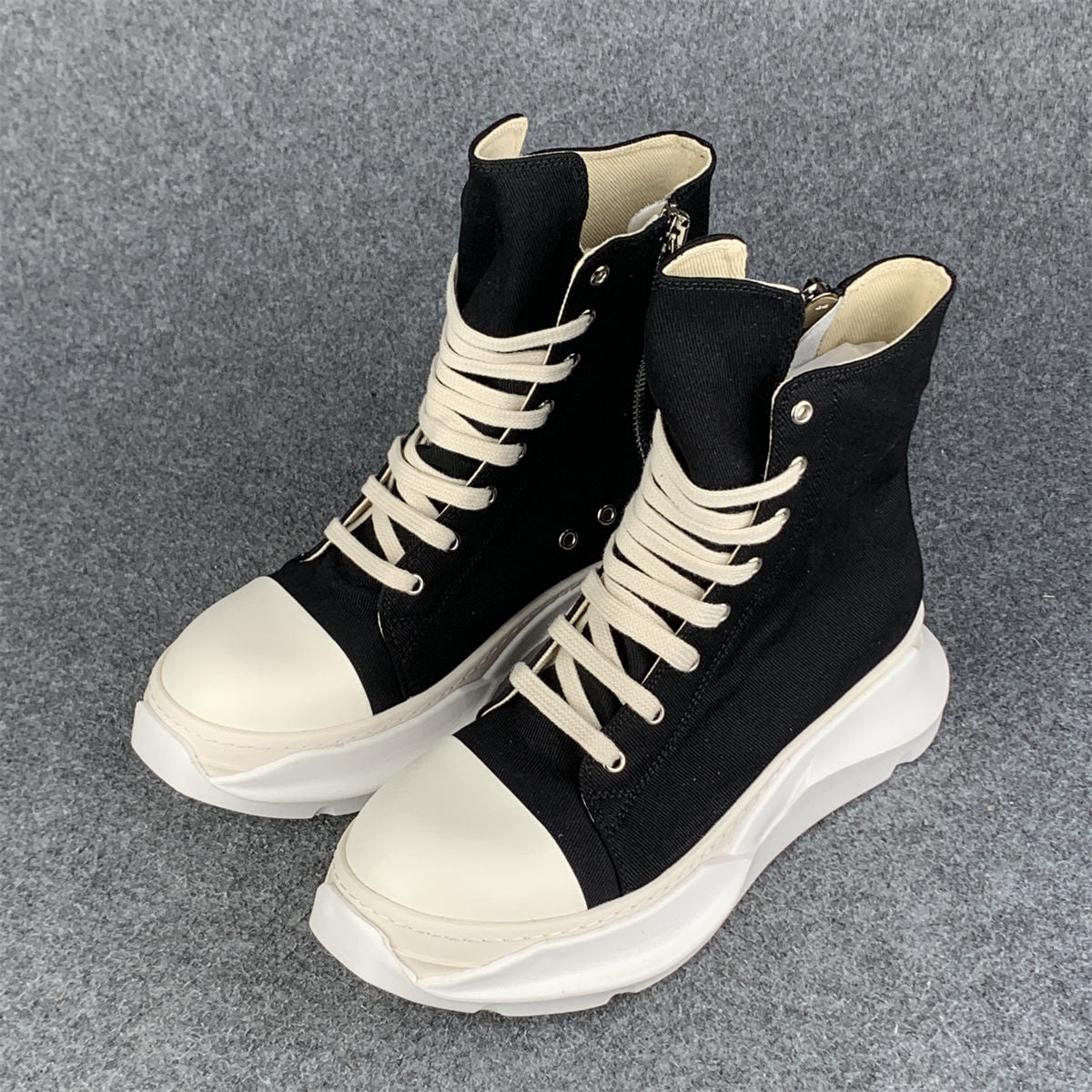 Rick Owens DRKSHDW Abstract High 'Black Milk'