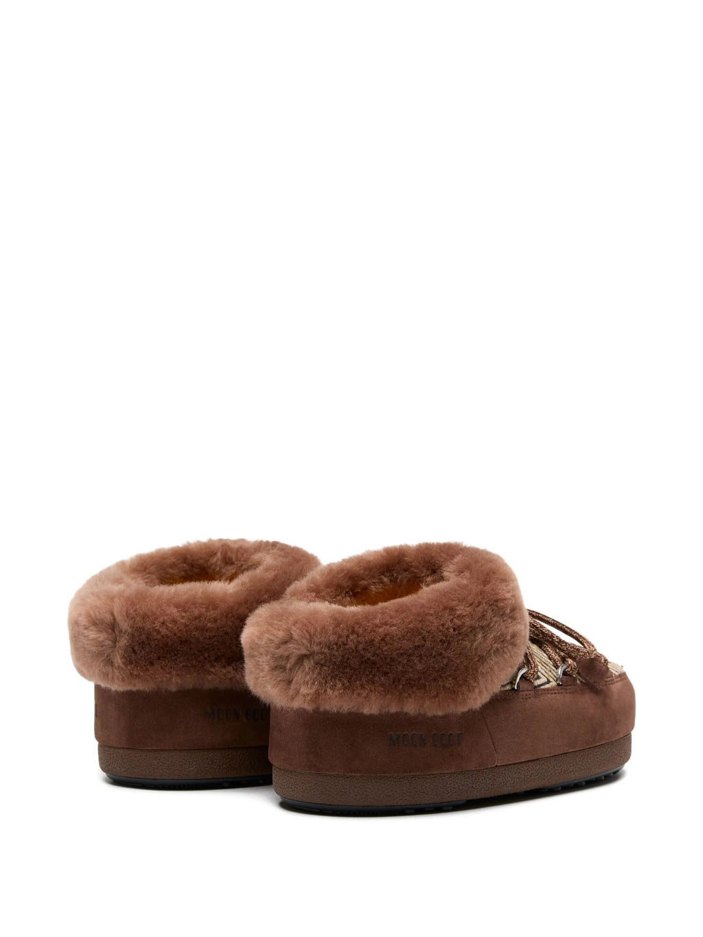 MOON BOOT x Guest In Residence Evx Chalet Faux Fur Mules Cocoa
