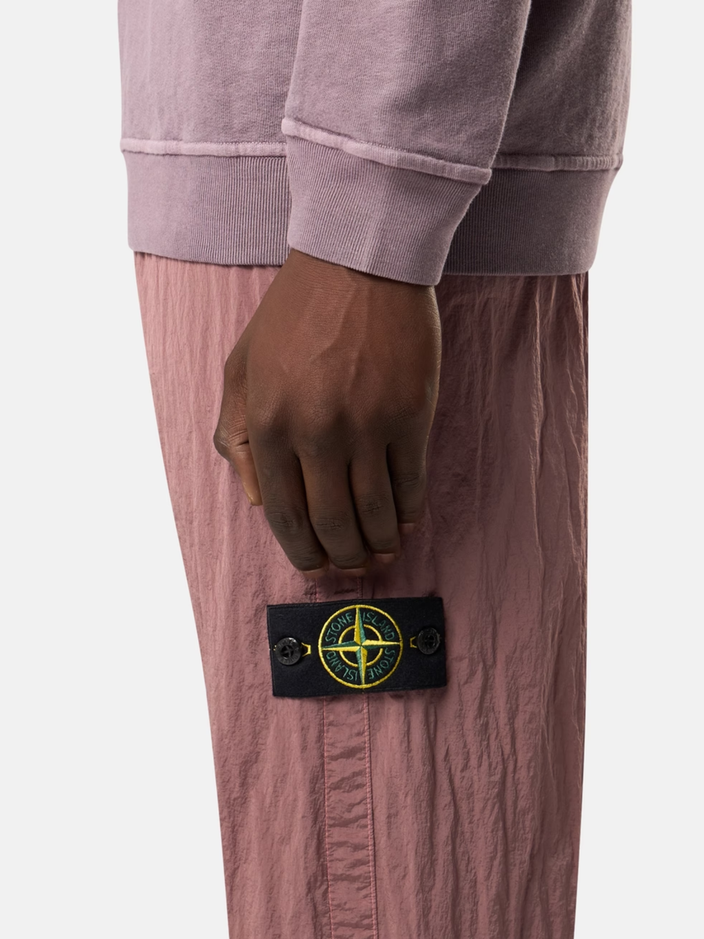 STONE ISLAND Regular-fit Jogger Trousers With Zip Cuffs Oleander