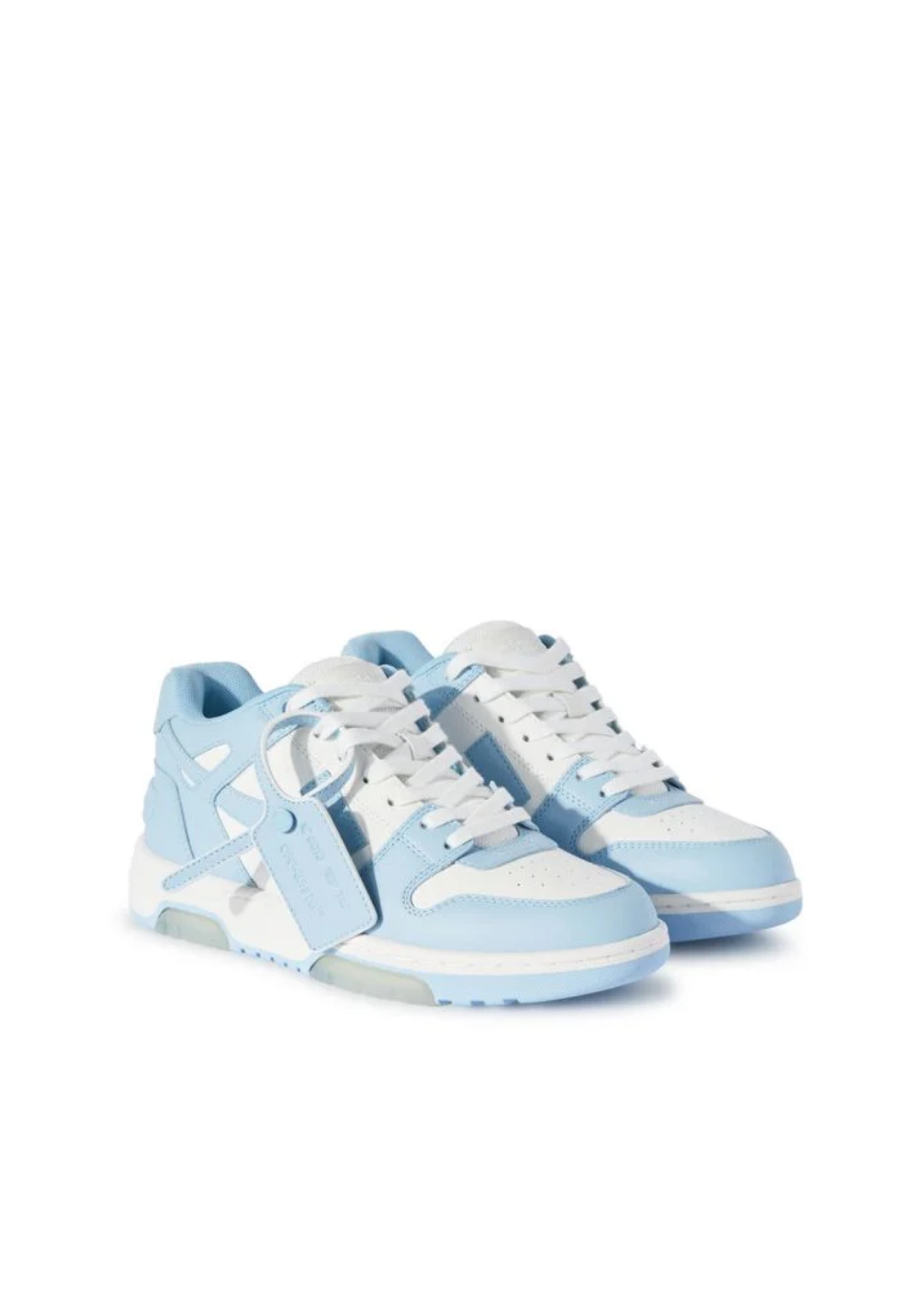 OFF WHITE WOMENS Out Of Office Sneakers White/Light Blue