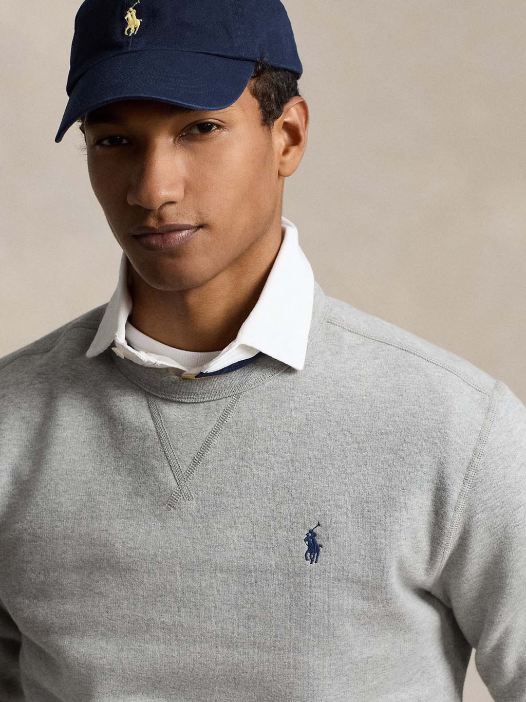 RALPH LAUREN The RL Fleece Sweatshirt Andover Heather
