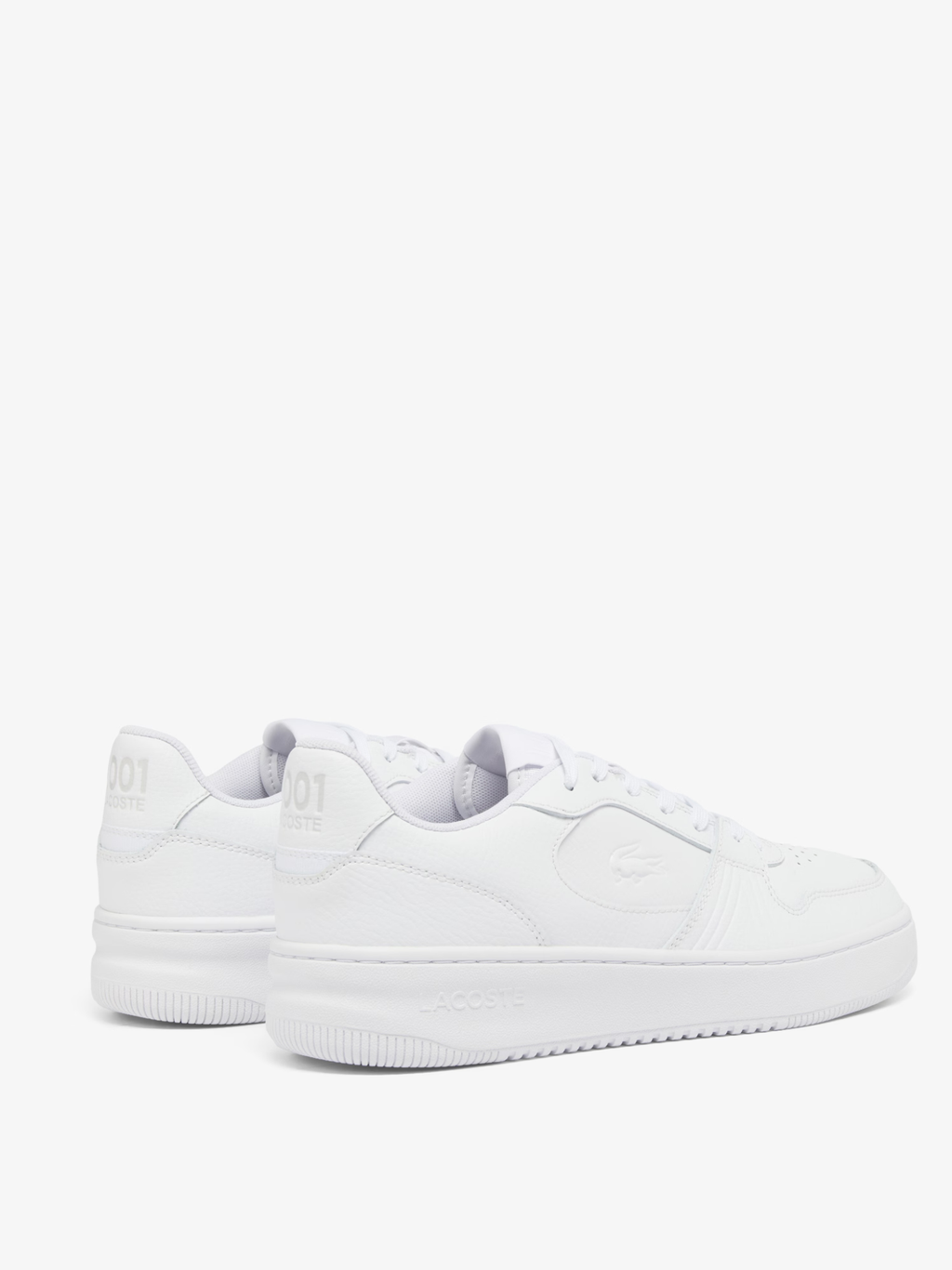 LACOSTE L001 Set Leather Sneakers White