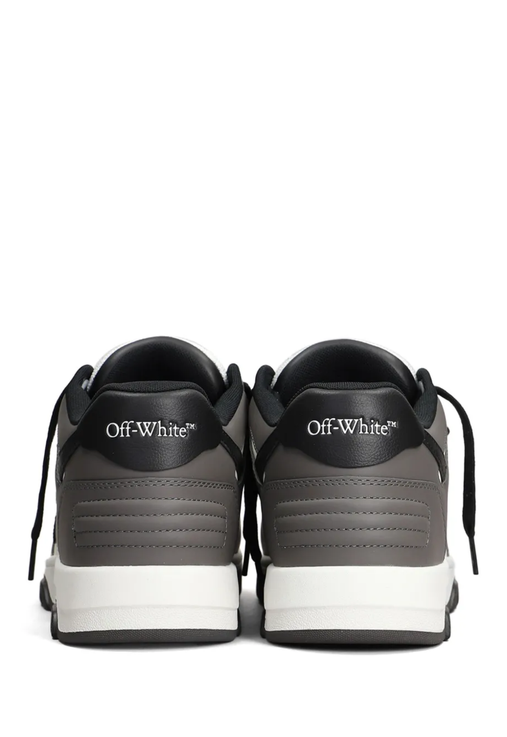 OFF WHITE MENS Out Of Office Sneakers Dark Grey/Black
