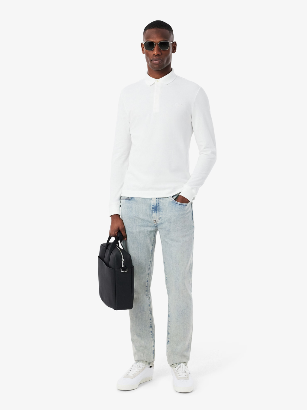 LACOSTE 5 Pocket Slim Fit Indigo Jeans Light Blue