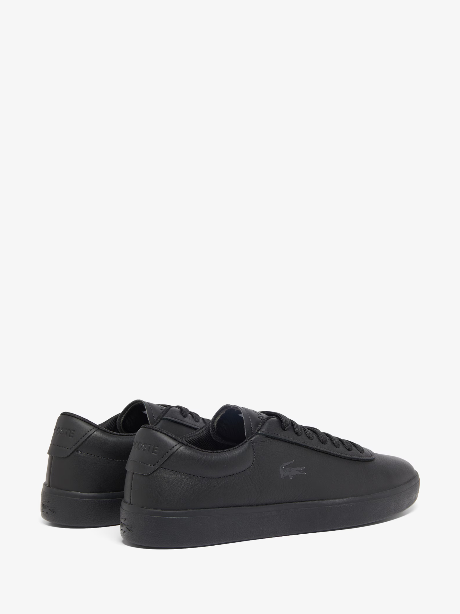 LACOSTE Baseshot Evo Leather Sneakers Black/Black