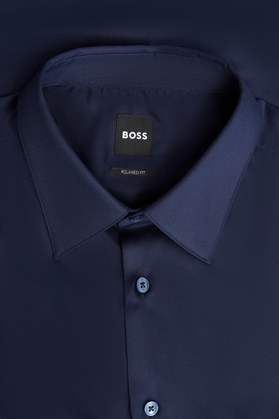 BOSS Kent Collar Shirt Dark Blue
