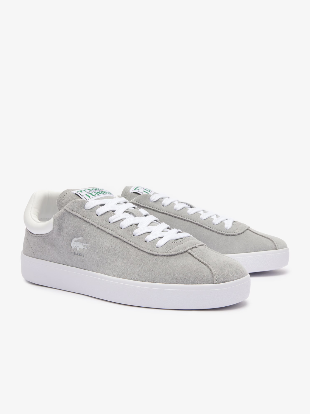 LACOSTE Baseshot Translucent Sole Sneakers Grey/White