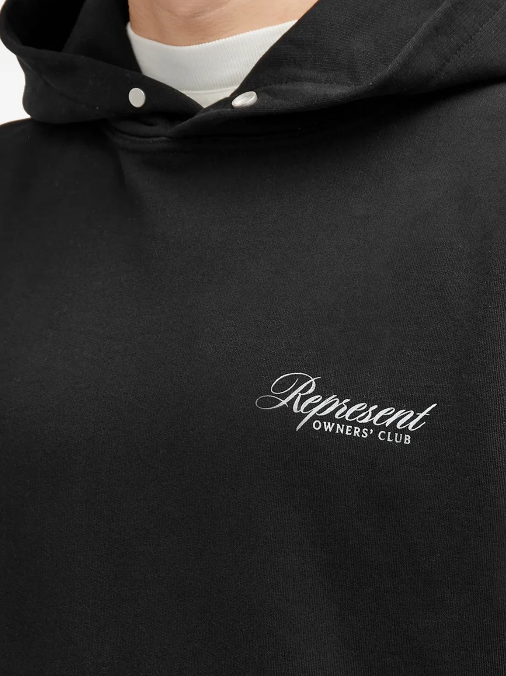 REPRESENT Owners Club Script Hoodie Black