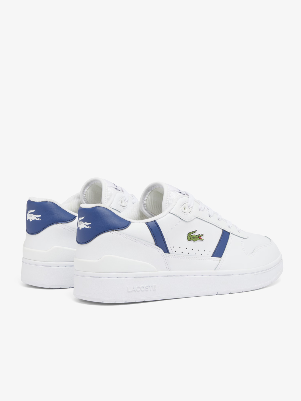 LACOSTE T-Clip Set Leather Sneakers White/Navy