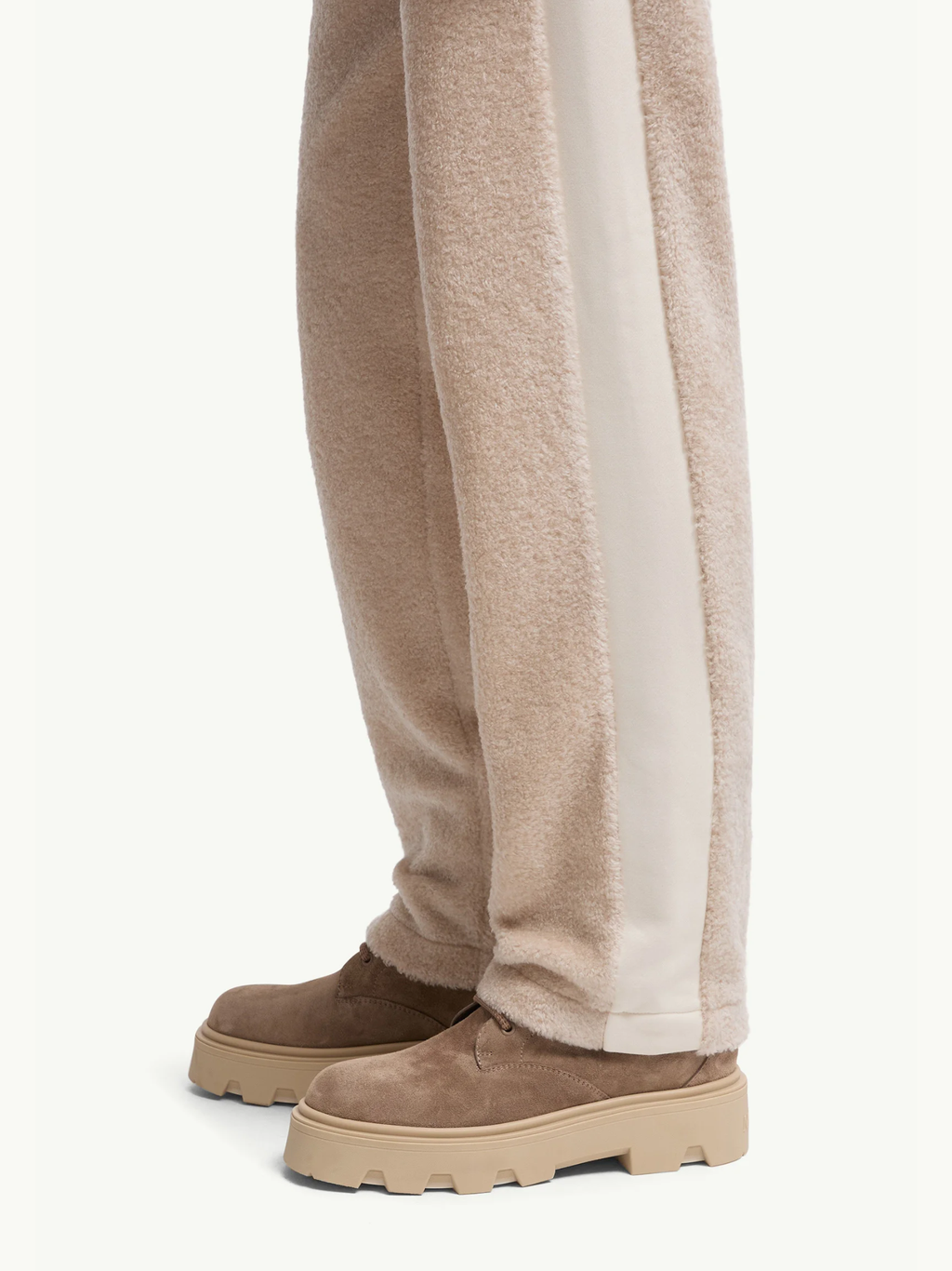 MONCLER WOMEN Teddy Sweatpants White