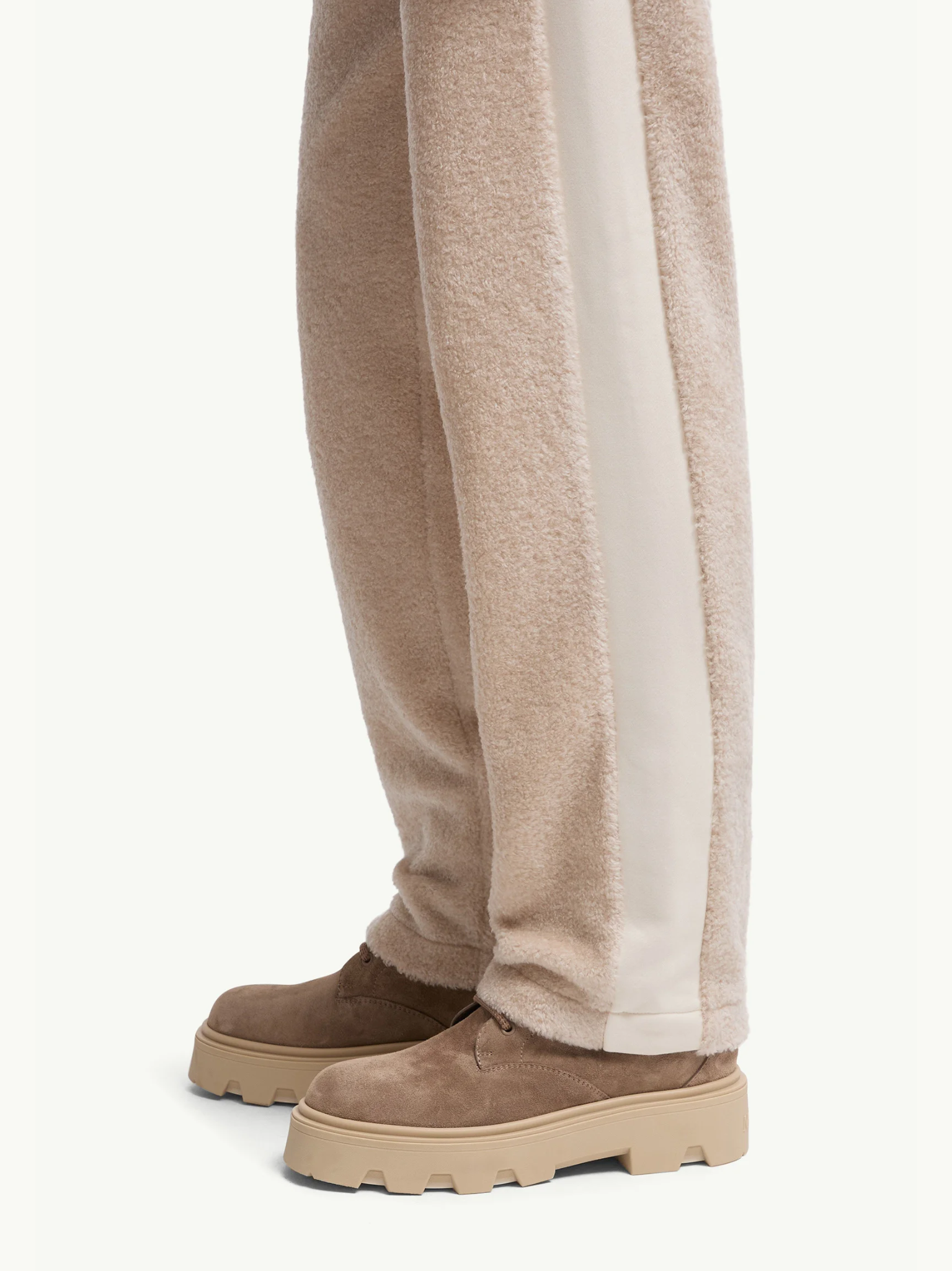 MONCLER WOMEN Teddy Sweatpants White