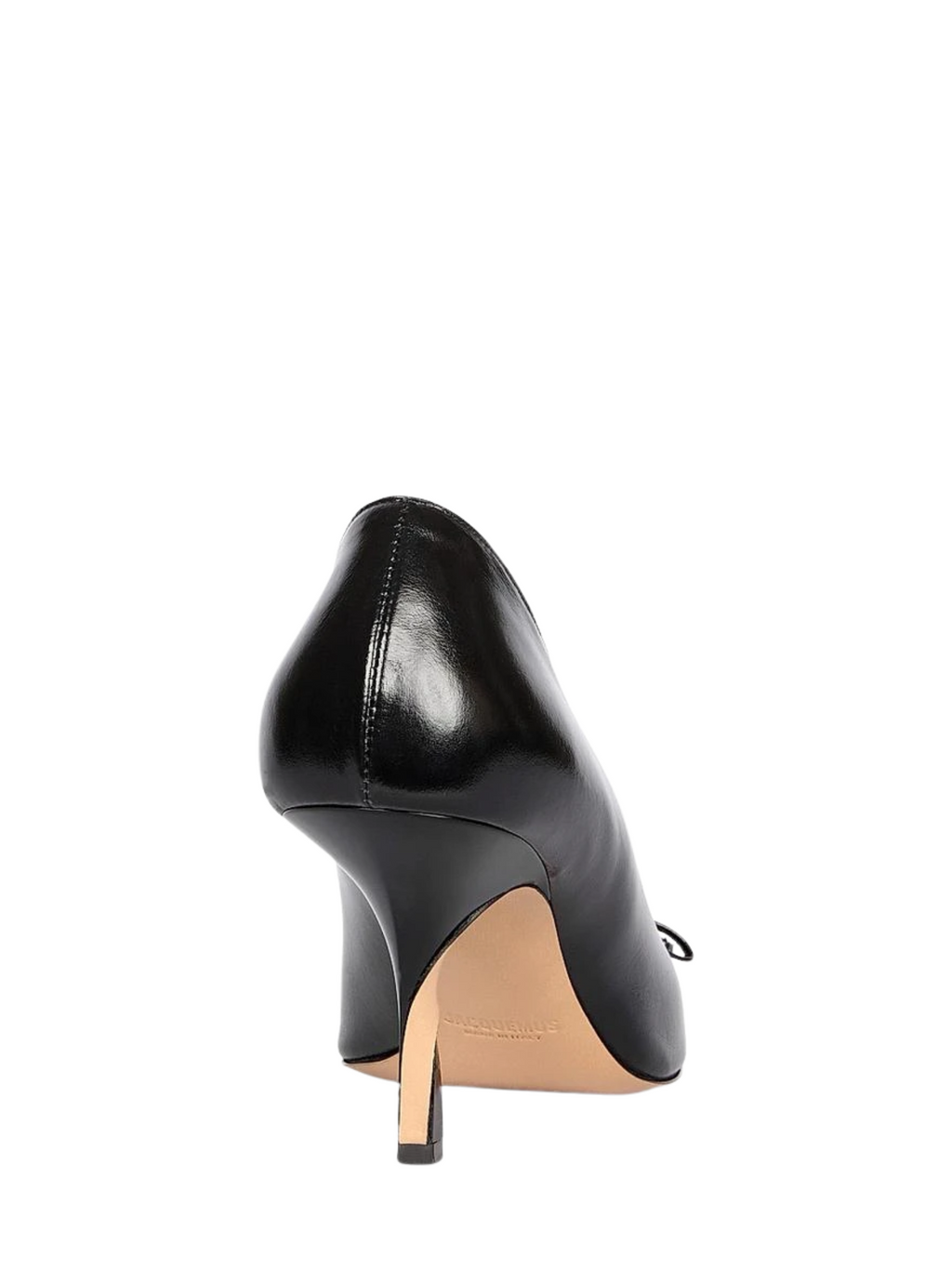 JACQUEMUS WOMEN Les Escarpins Tourni Leather Pumps Black