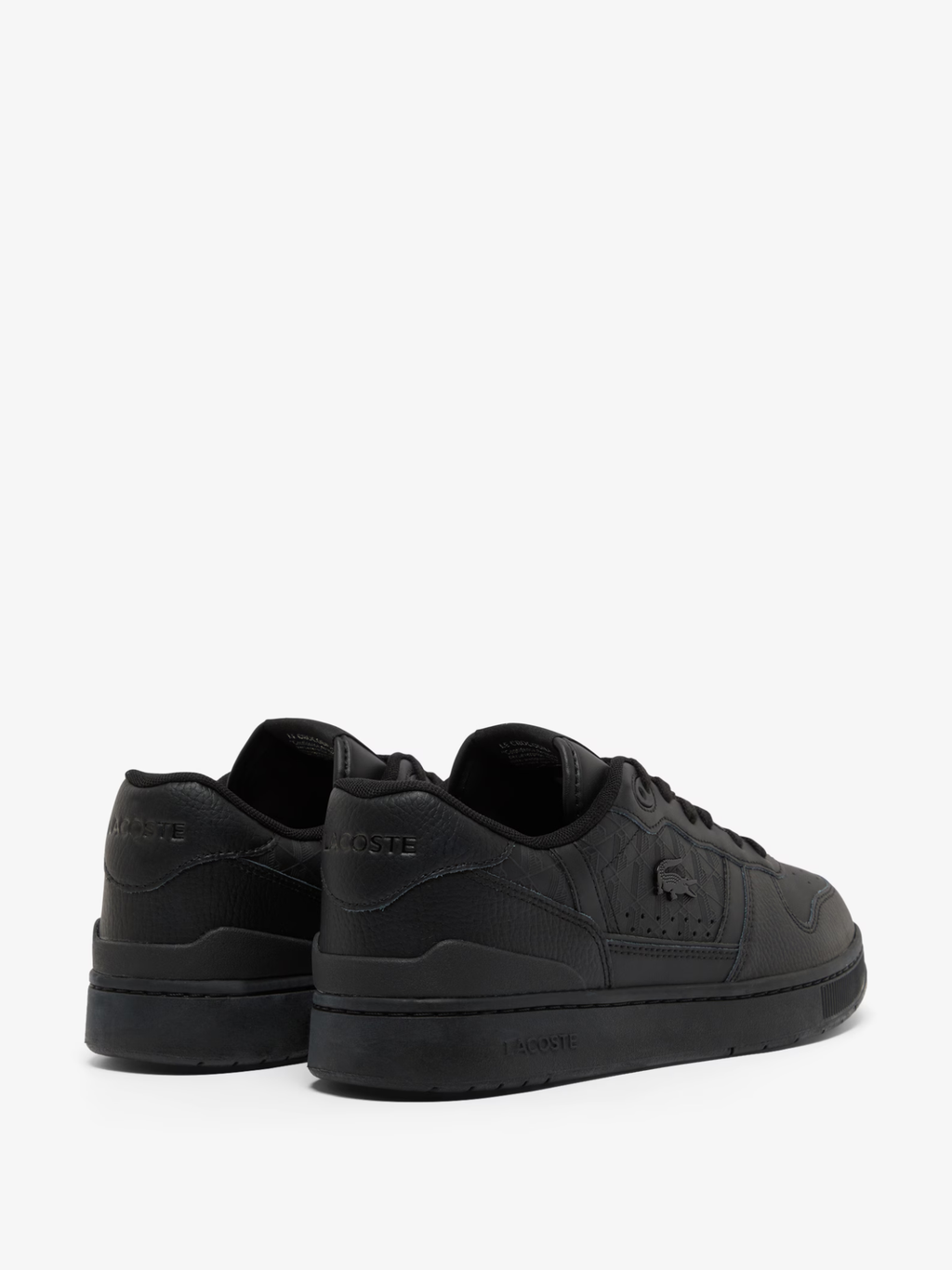 LACOSTE T-Clip Set Leather Sneakers Black