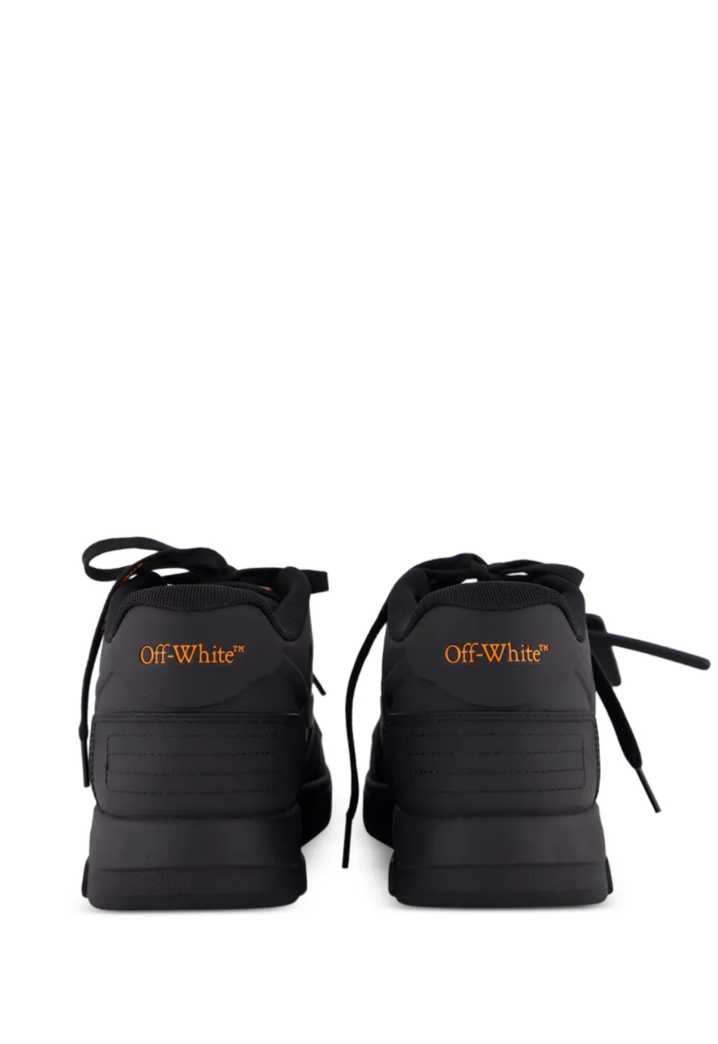 OFF WHITE MENS Out Of Office Molded Sneakers Black/Orange