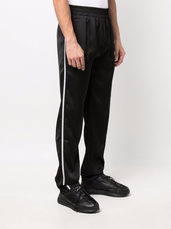 BEL-AIR ATHLETICS Logo Embroidered Track Pants Black