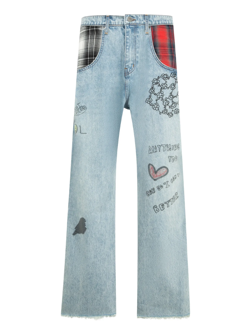 SATOSHI NAKAMOTO Nessa Pant Blue Denim