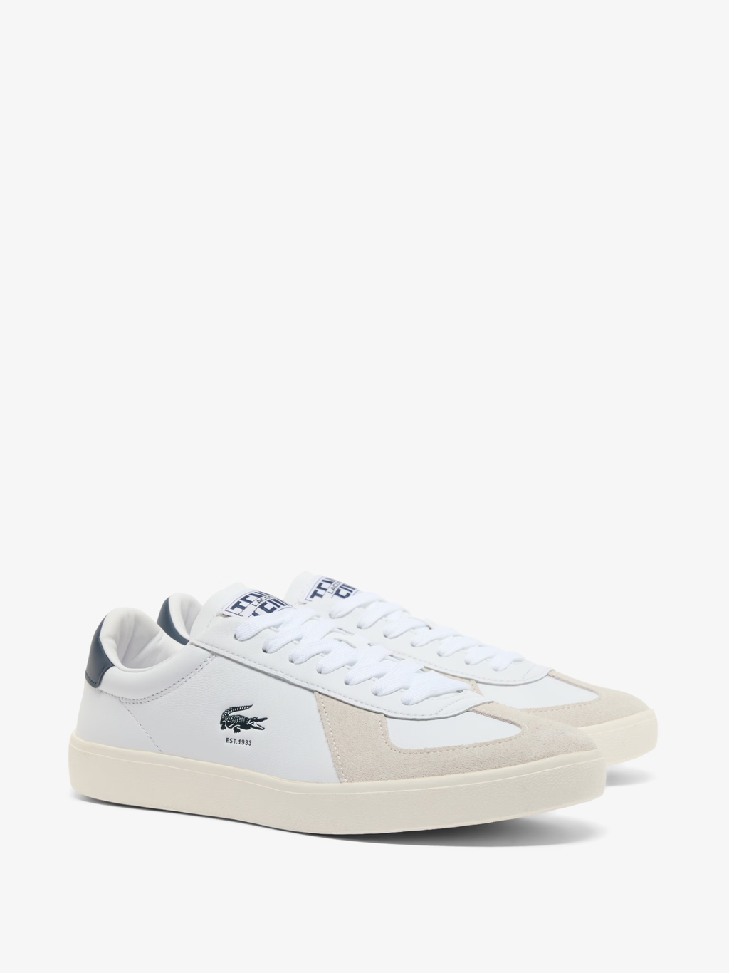 LACOSTE Baseshot Pro Leather Sneakers White/Navy