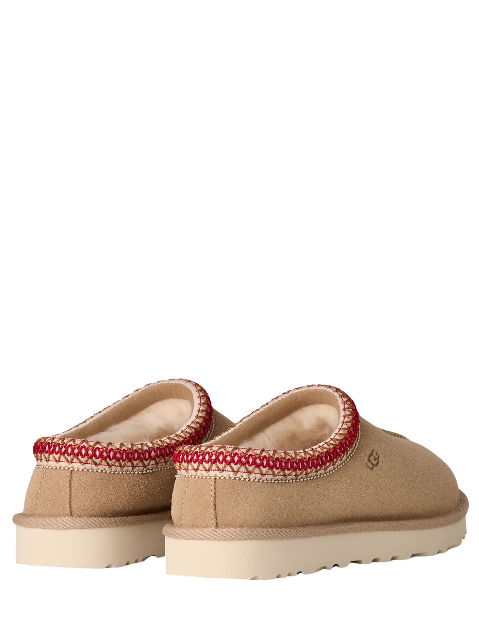 UGG WOMEN Tasman II Slippers Sand/Dark Cherry