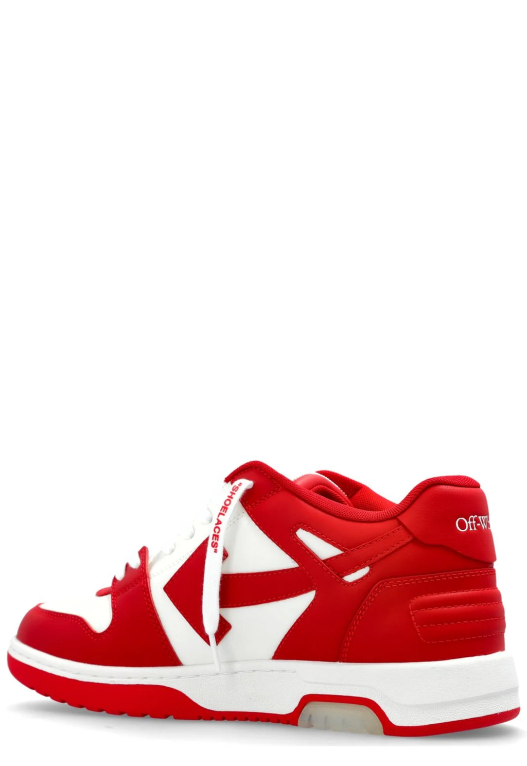 OFF WHITE MENS Out Of Office Sneakers White/Haute Red