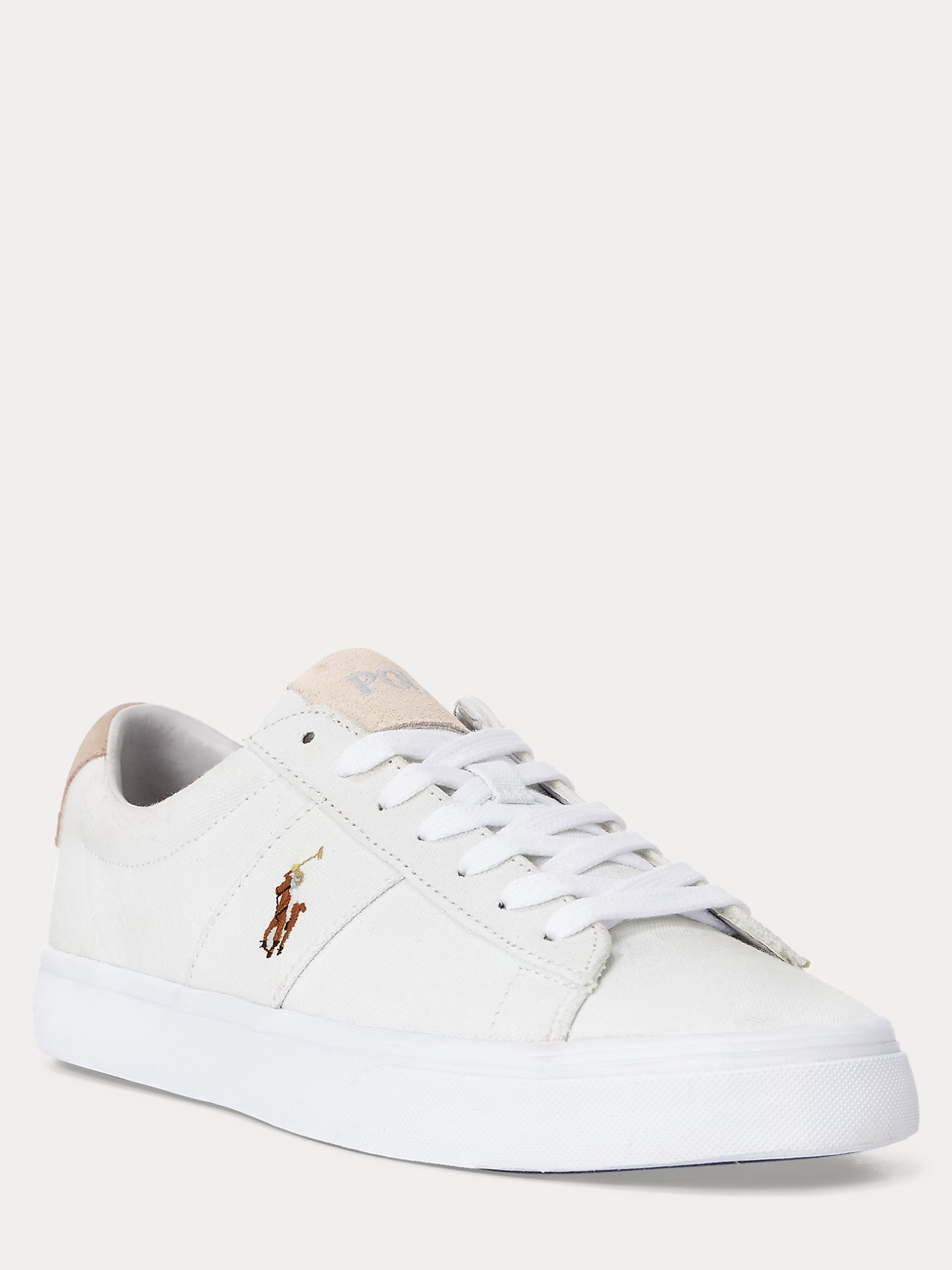 RALPH LAUREN Sayer Canvas Sneakers White