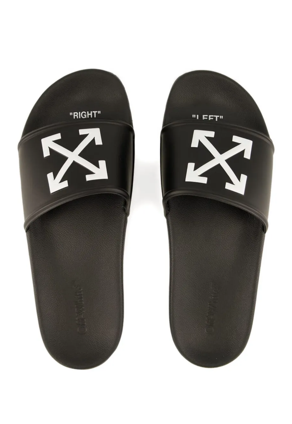 OFF WHITE MENS Arrow Slider Black/White