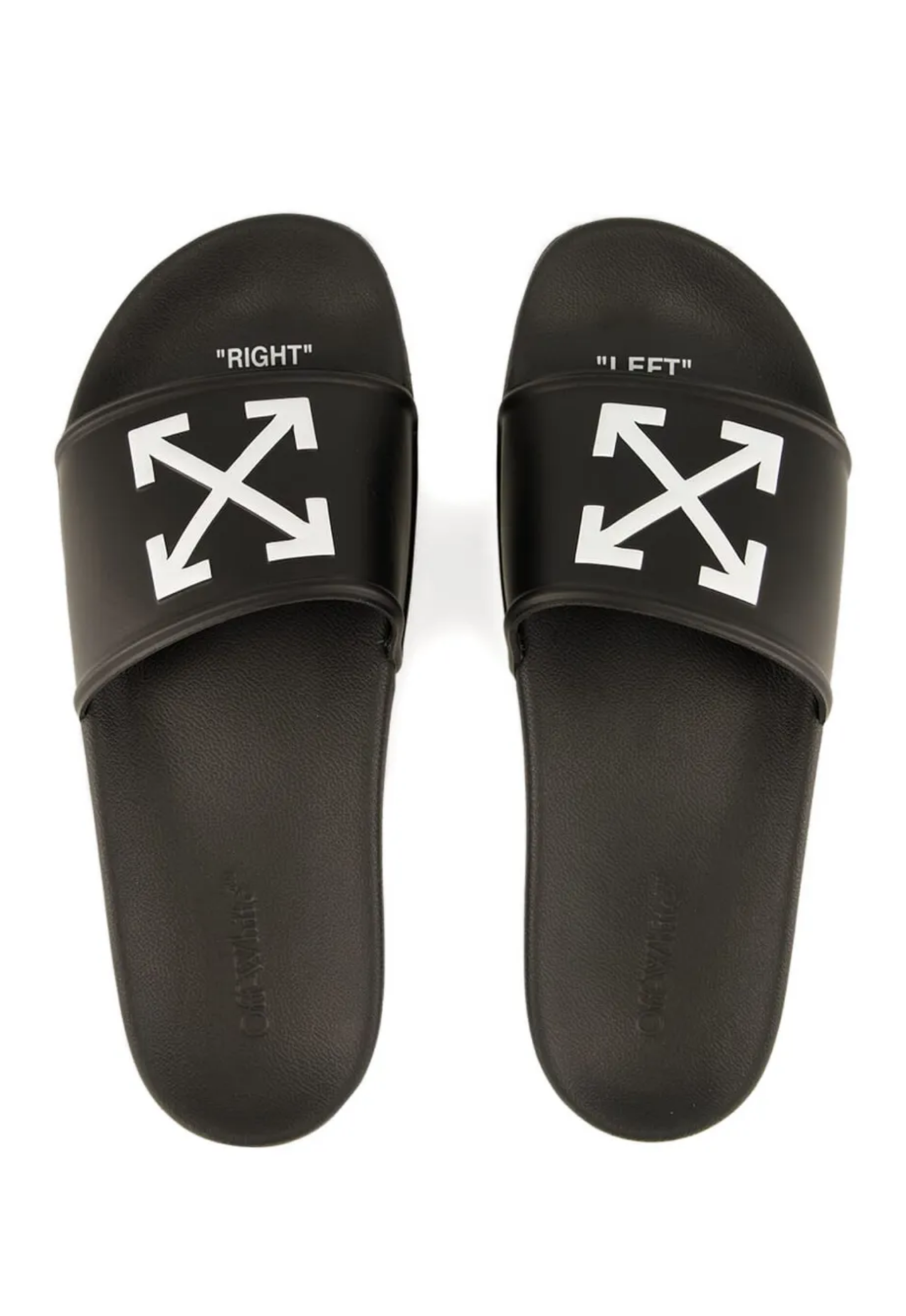 OFF WHITE MENS Arrow Slider Black/White