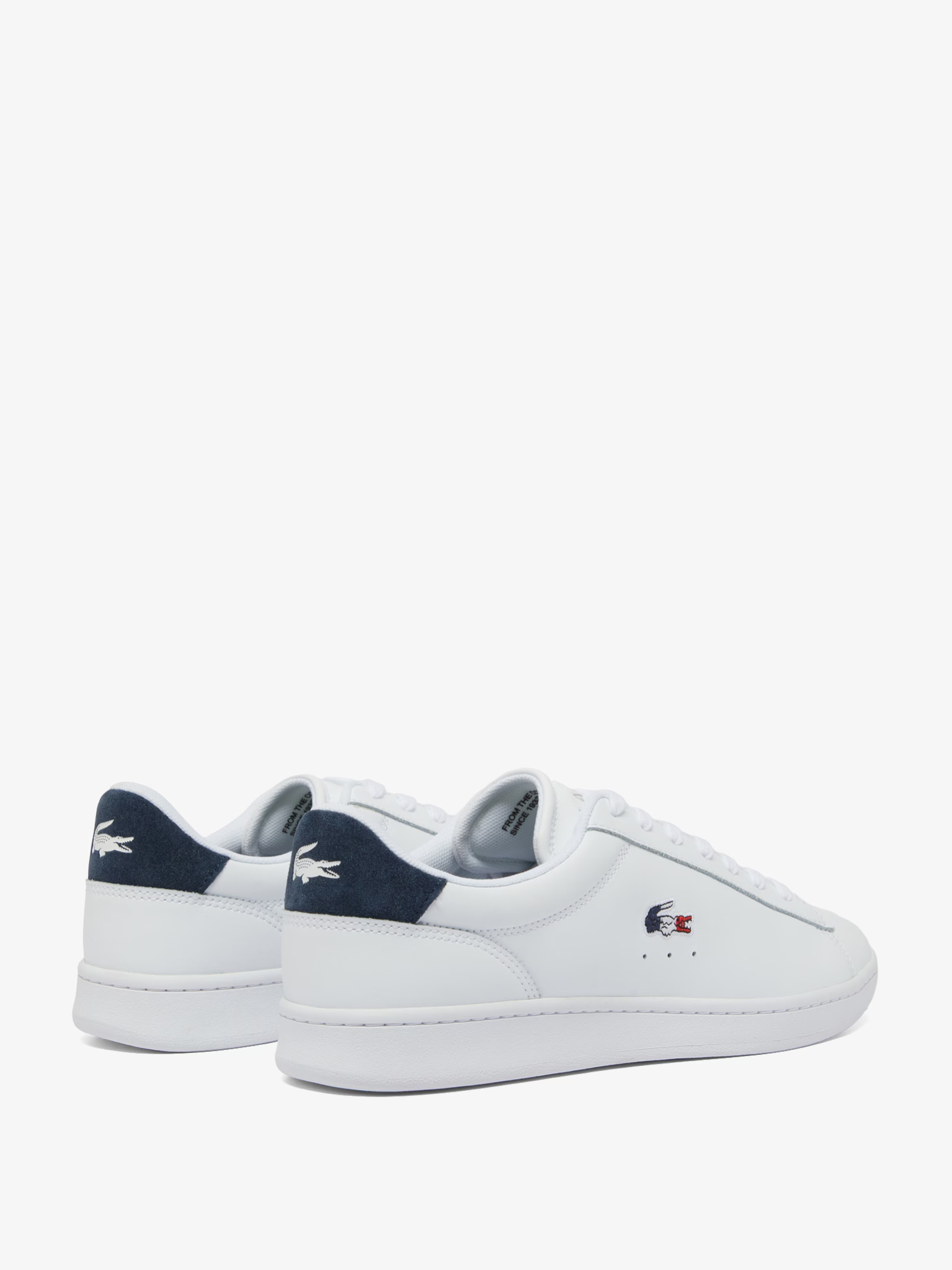 LACOSTE Carnaby Set Leather Sneakers White/Navy/Red