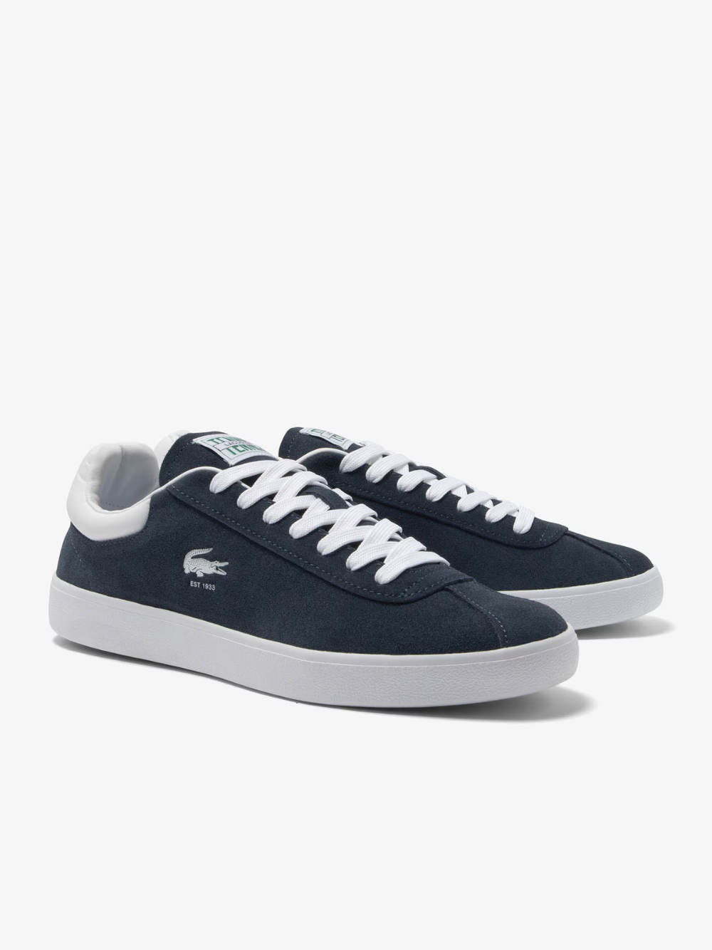 LACOSTE Baseshot Leather Sneakers Navy/White
