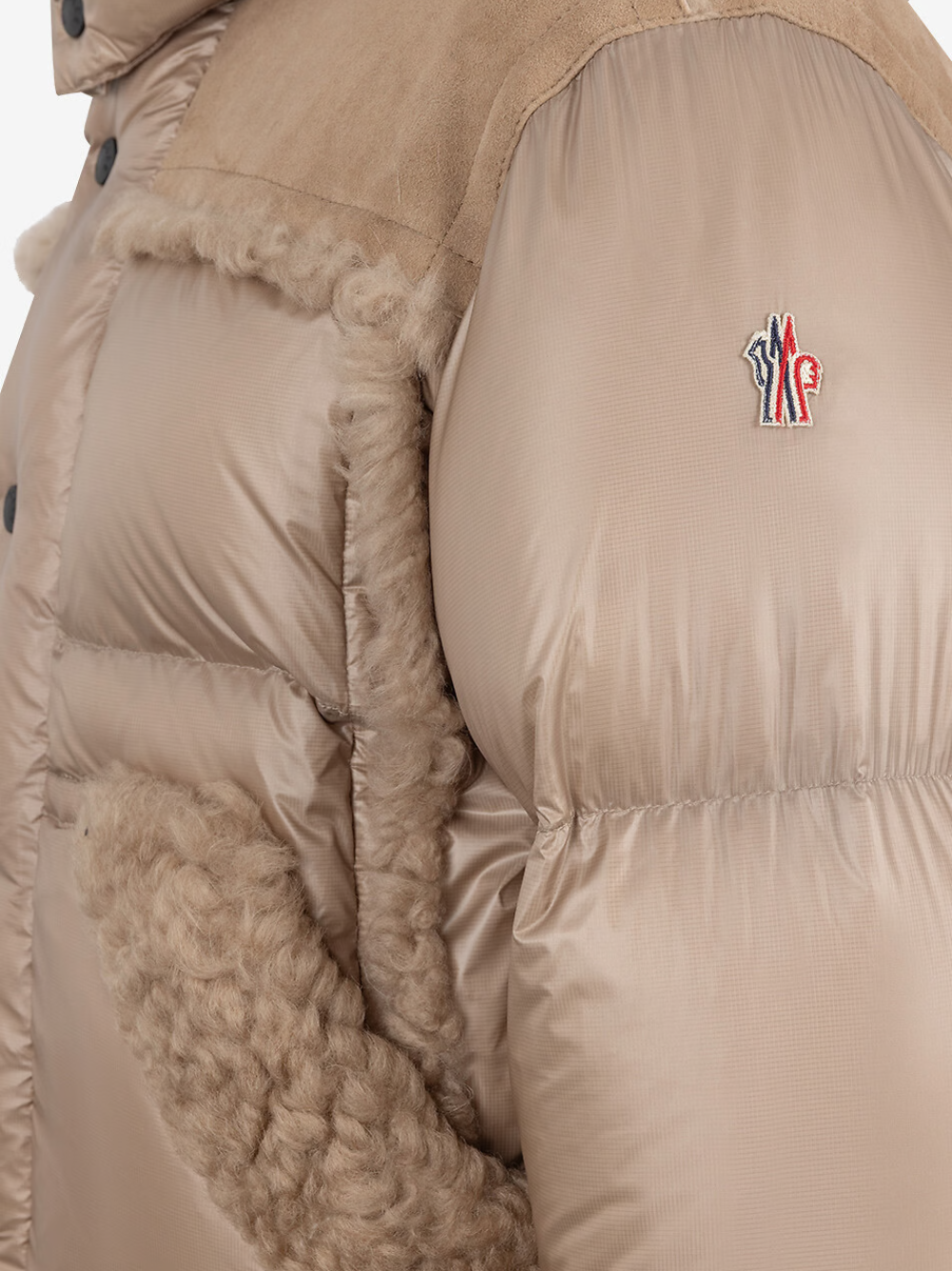 MONCLER GRENOBLE Clusaz Padded Jacket Beige