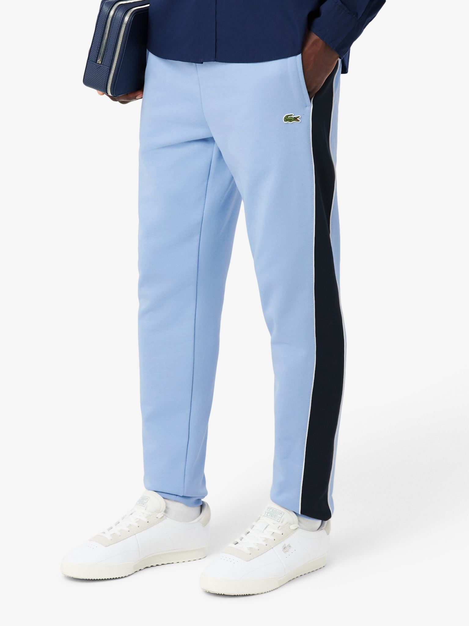 LACOSTE Tapered Leg Sweatpants Light Blue