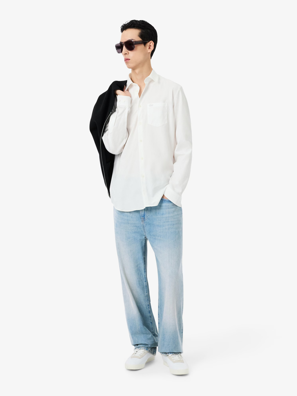 LACOSTE 5 Pocket Straight Cut Jeans Light Blue