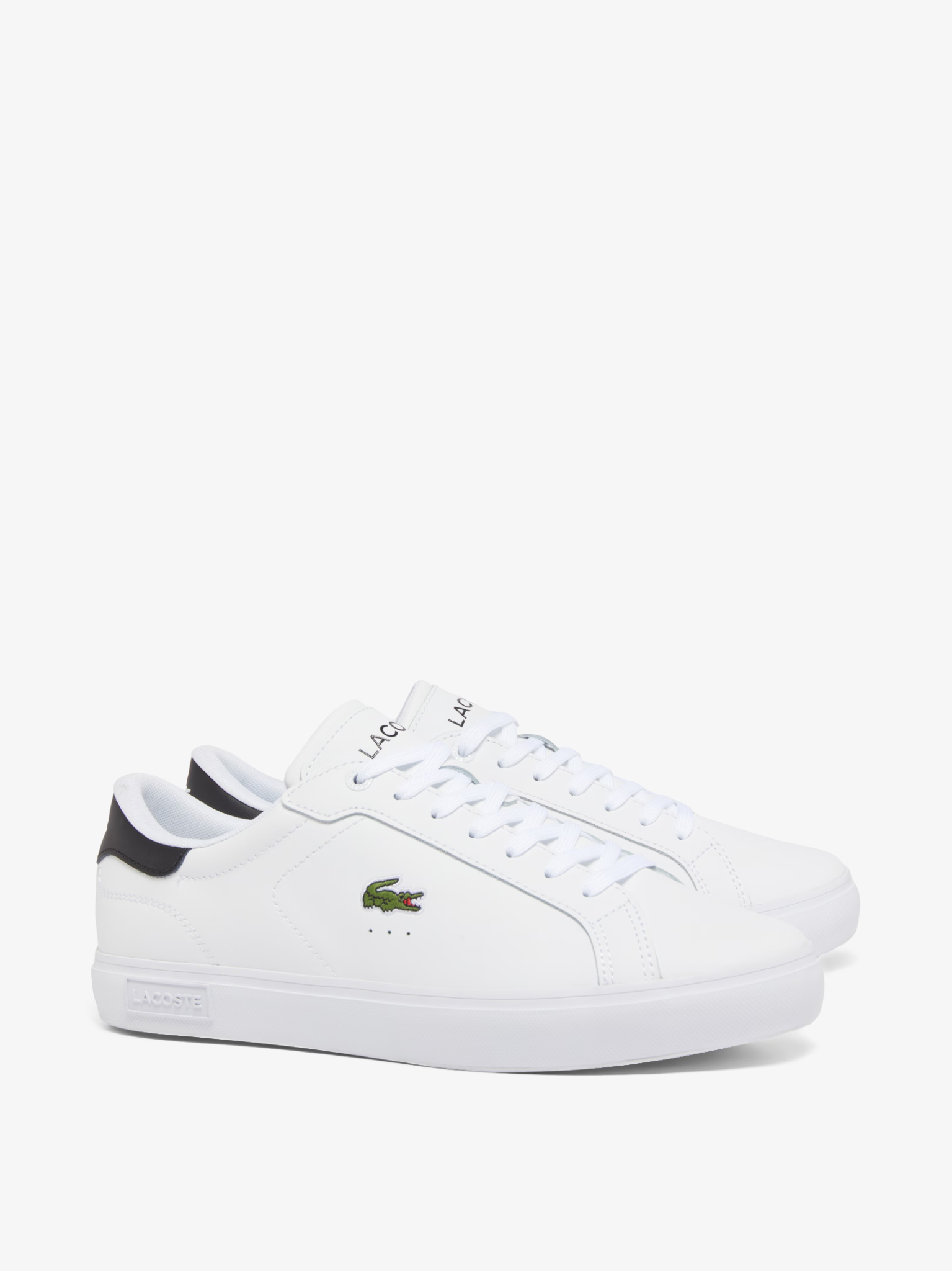 LACOSTE Powercourt Leather Sneakers White/Black