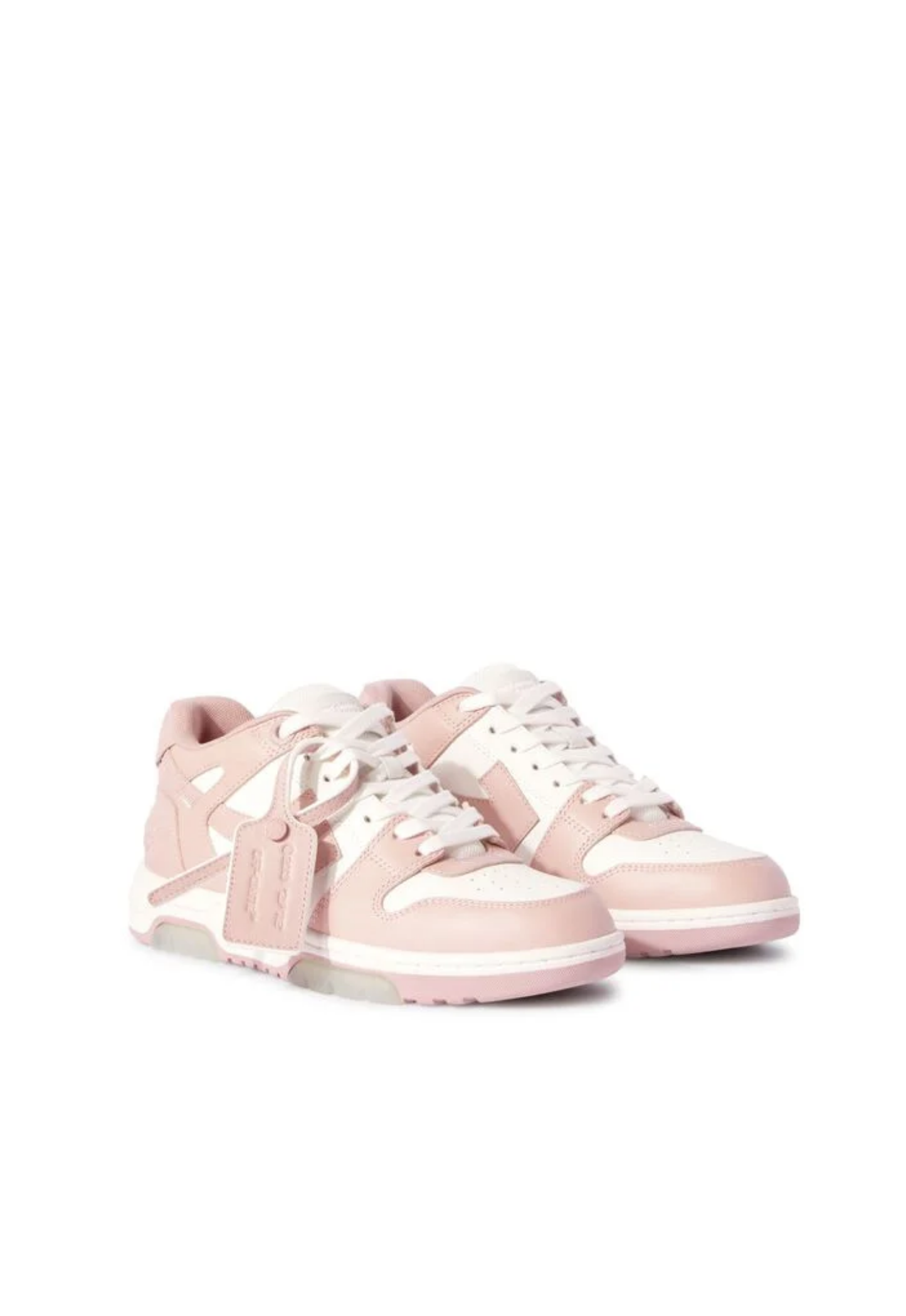 OFF WHITE WOMENS Out Of Office Sneakers White/Pink