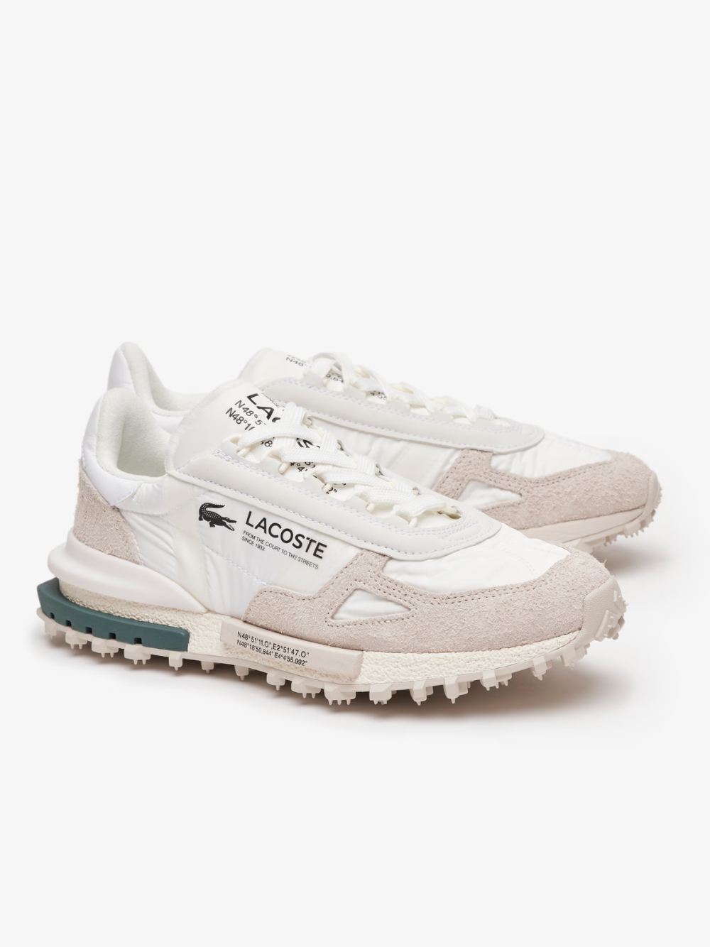 LACOSTE Elite Active Sneakers White/Dark Green