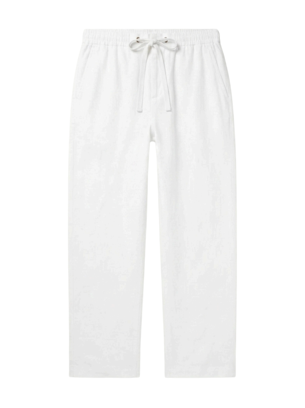 AMÉLIE CHARME Linen Trousers White