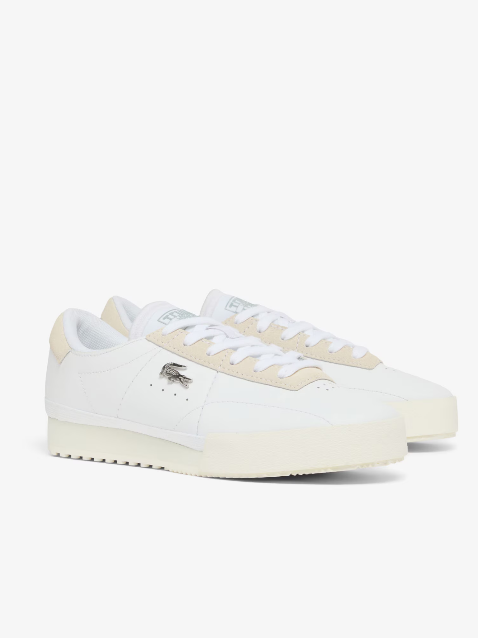 LACOSTE WOMEN Aura Leather Sneakers White/Off-White