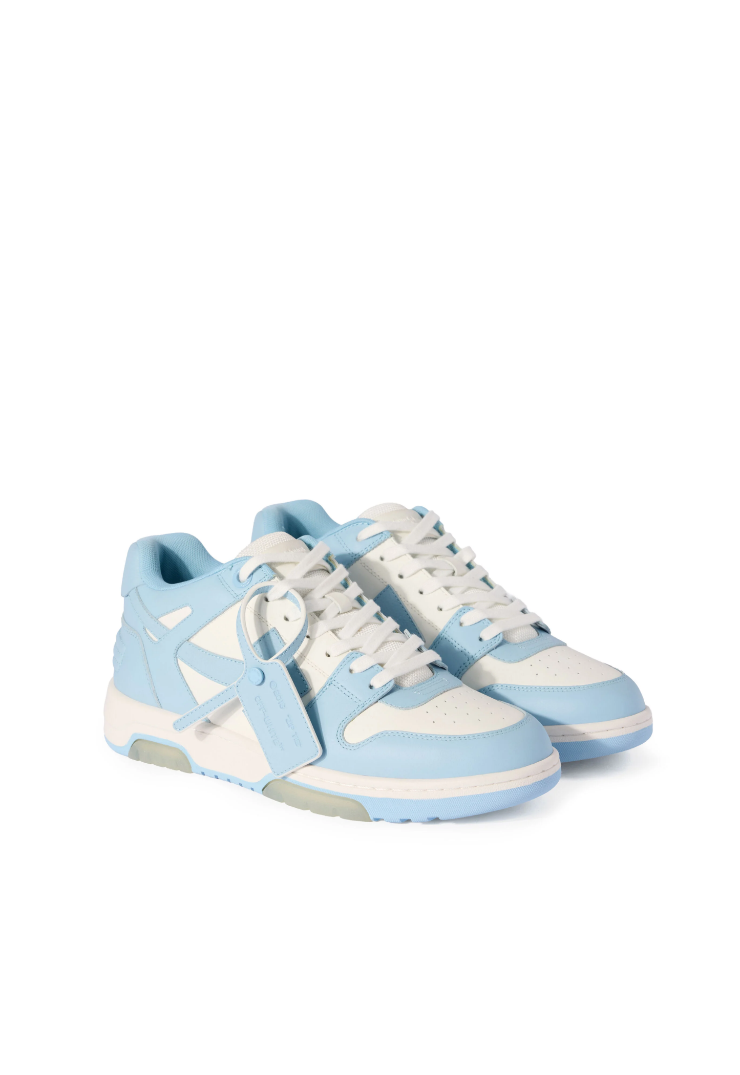 OFF WHITE MENS Out Of Office Sneakers White/Light Blue
