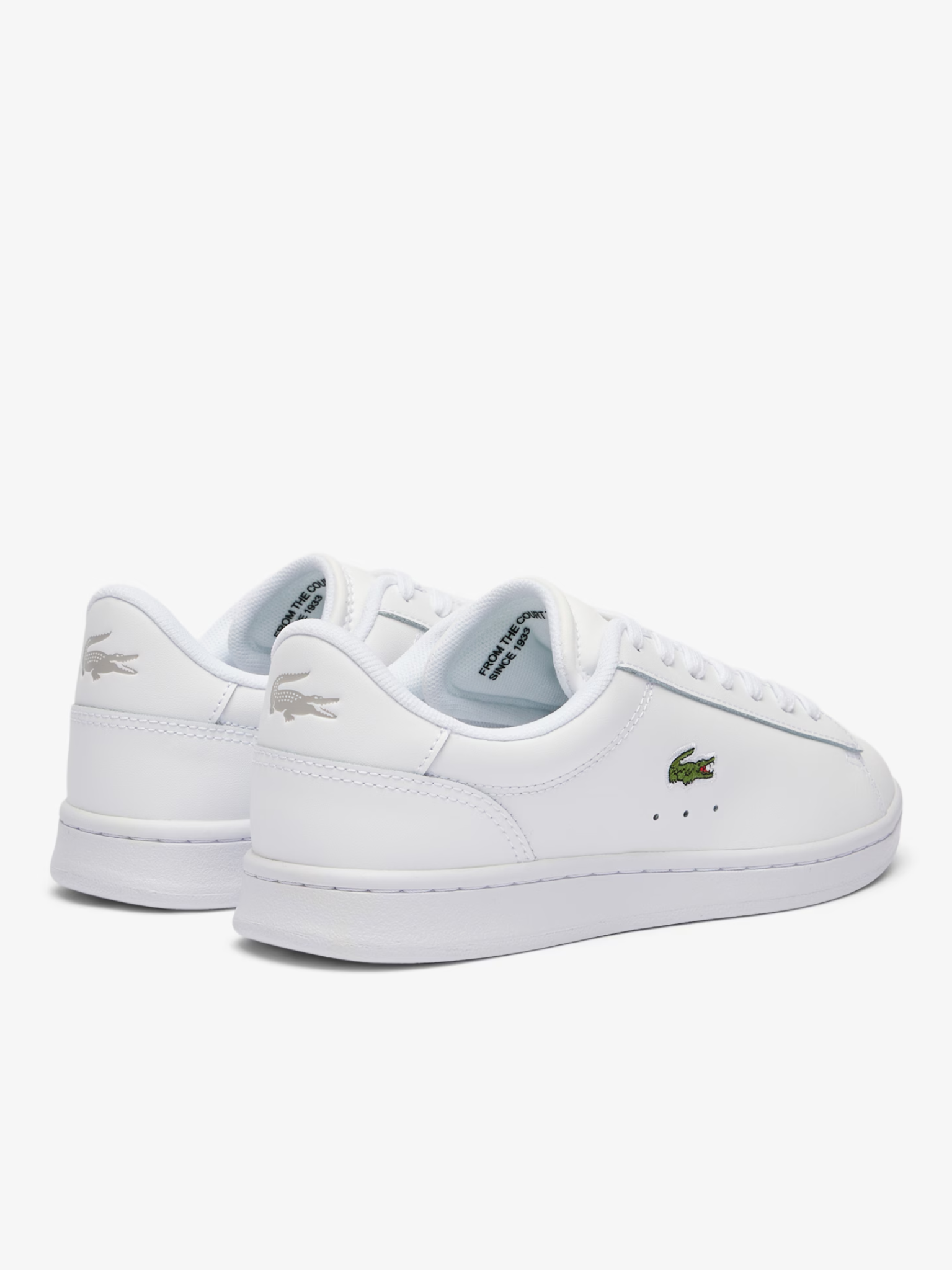 LACOSTE WOMEN Carnaby Set Leather Sneakers White
