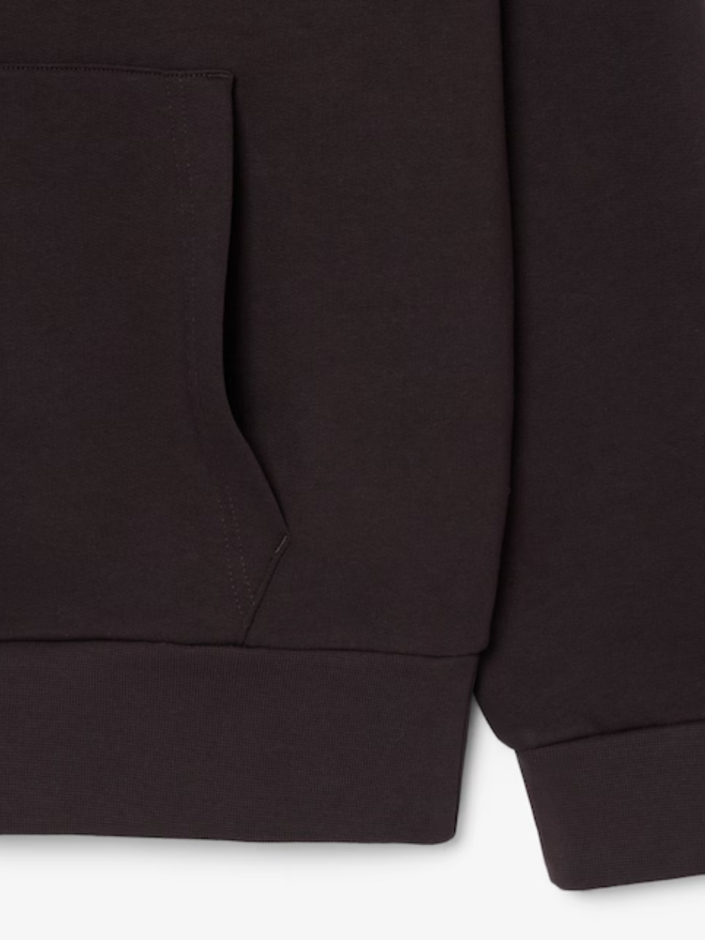 LACOSTE Fleece Hoodie Brown
