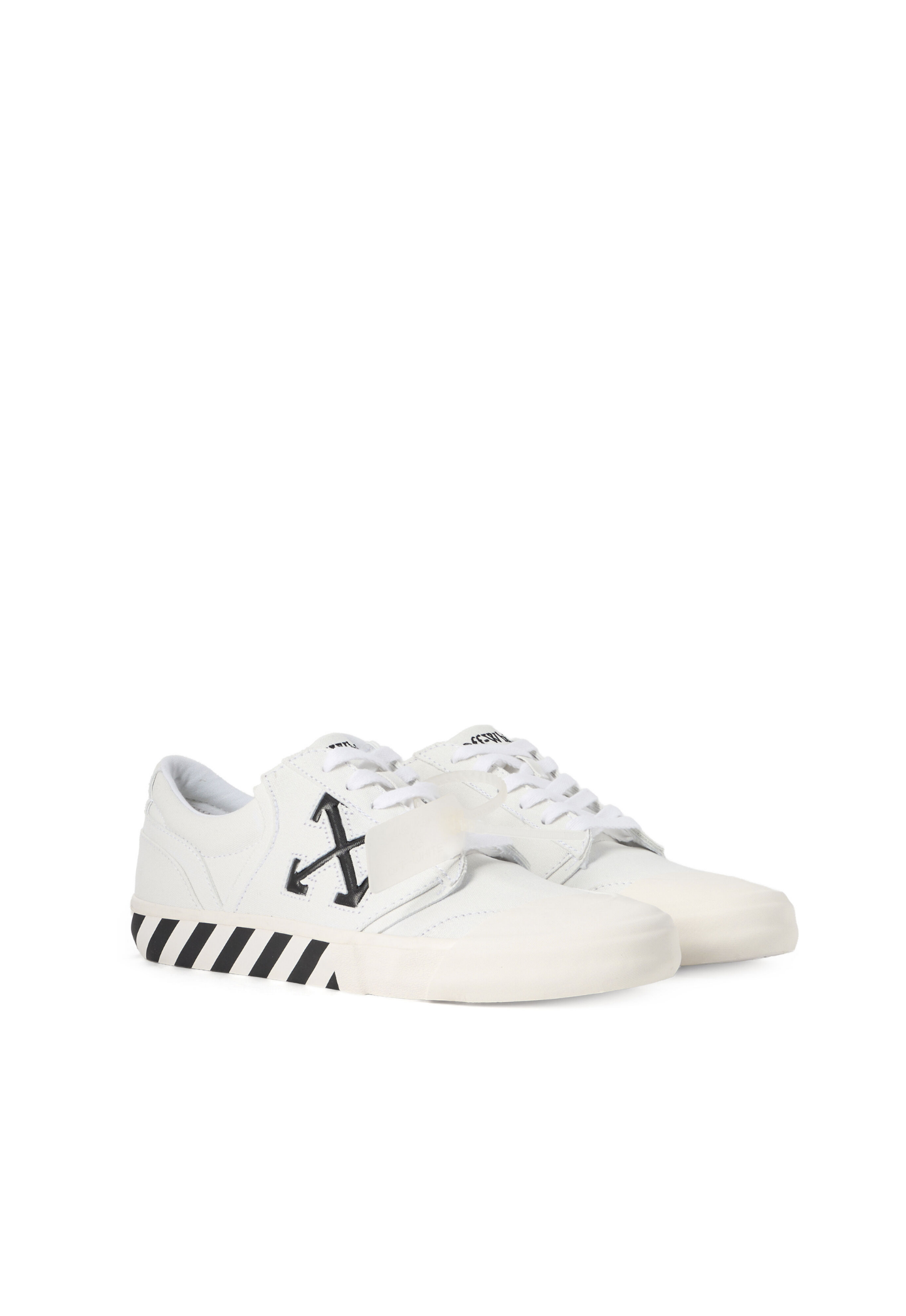 OFF WHITE MENS Vulcanized Undercut Sneakers White/Black