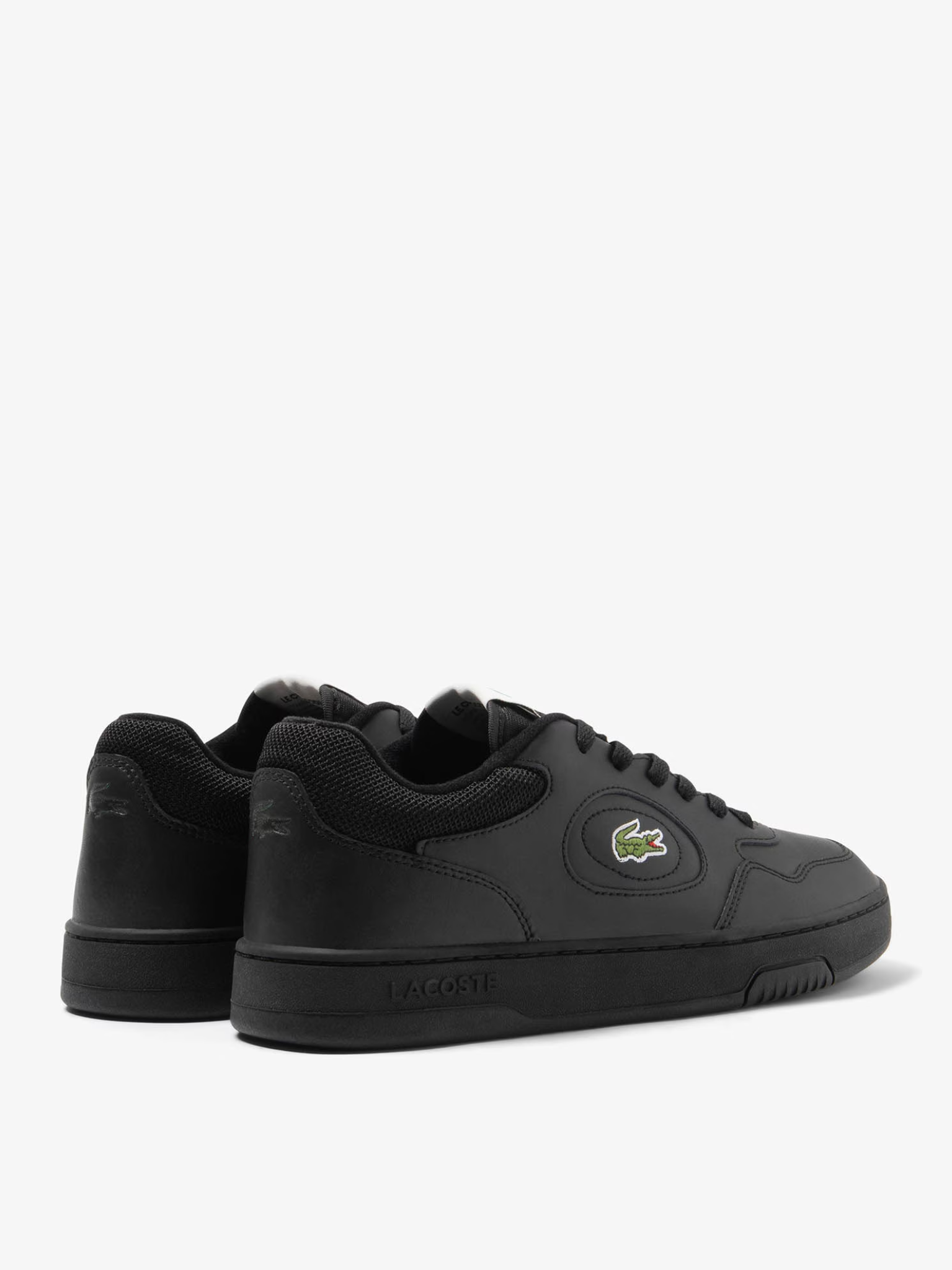 LACOSTE Lineset Leather Sneakers Black/Black