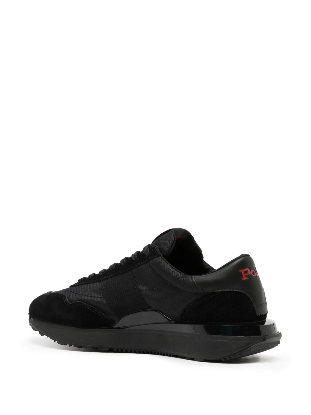 RALPH LAUREN Train 89 Panelled Trainers Triple Black