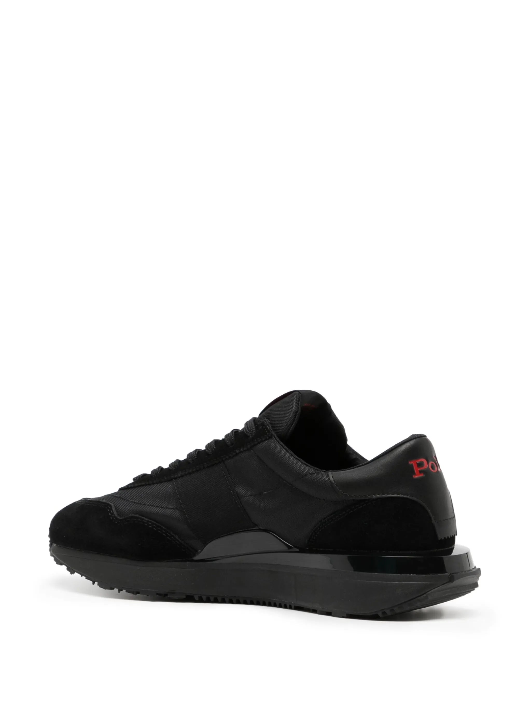 RALPH LAUREN Train 89 Panelled Trainers Triple Black
