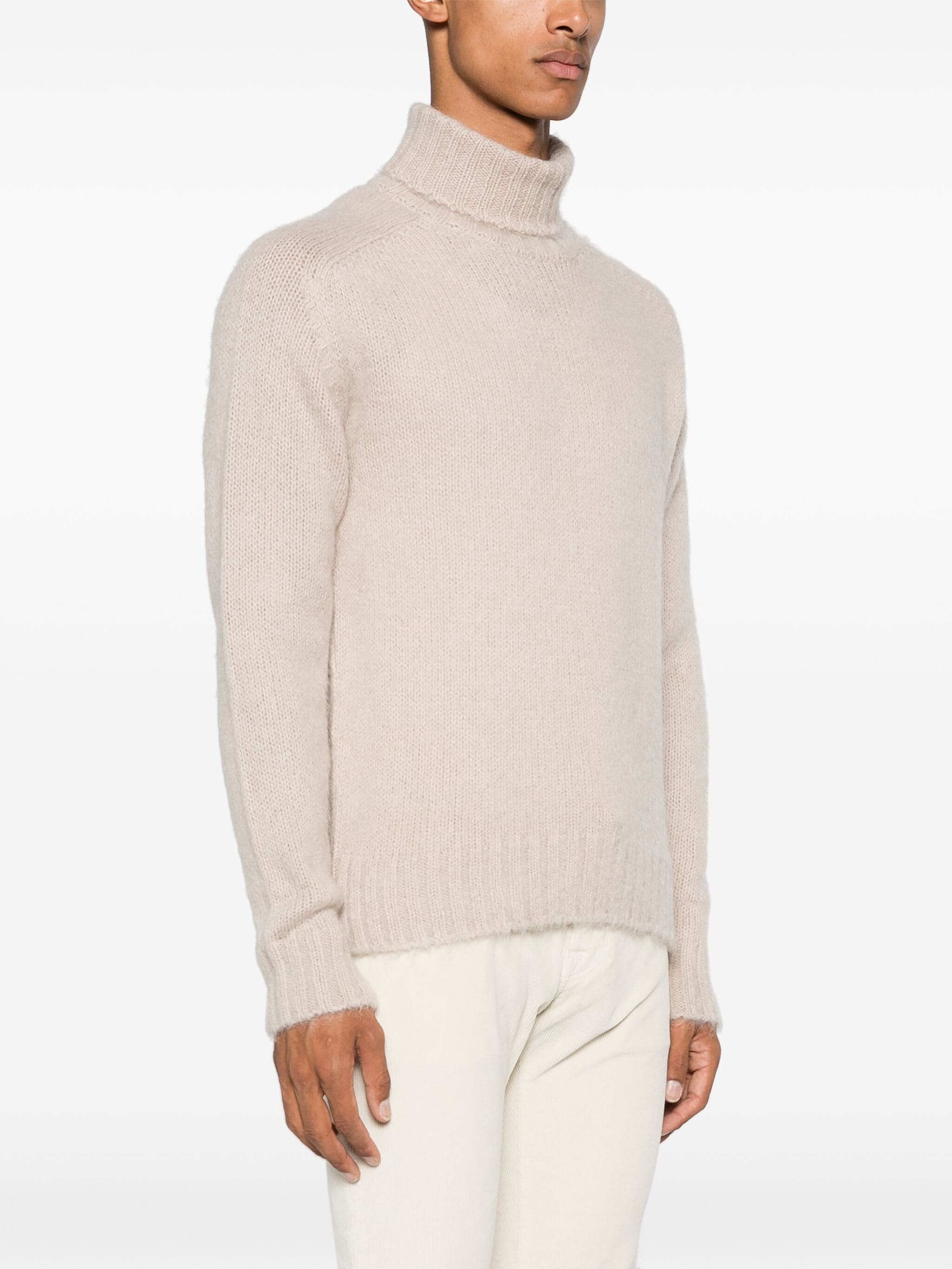 TOM FORD Turtleneck Knitted Sweater Pale Pink